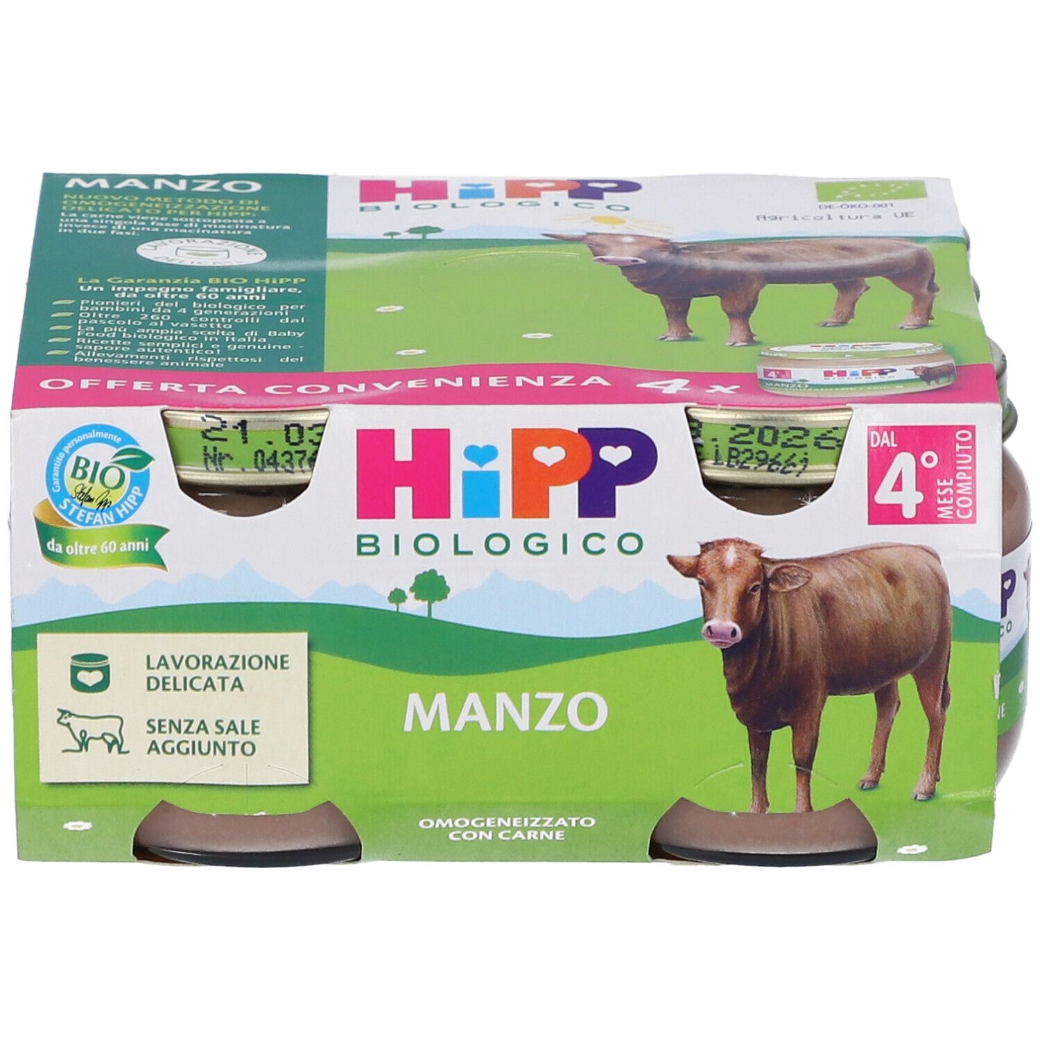 Hipp Bio Omogeneizzato Manzo