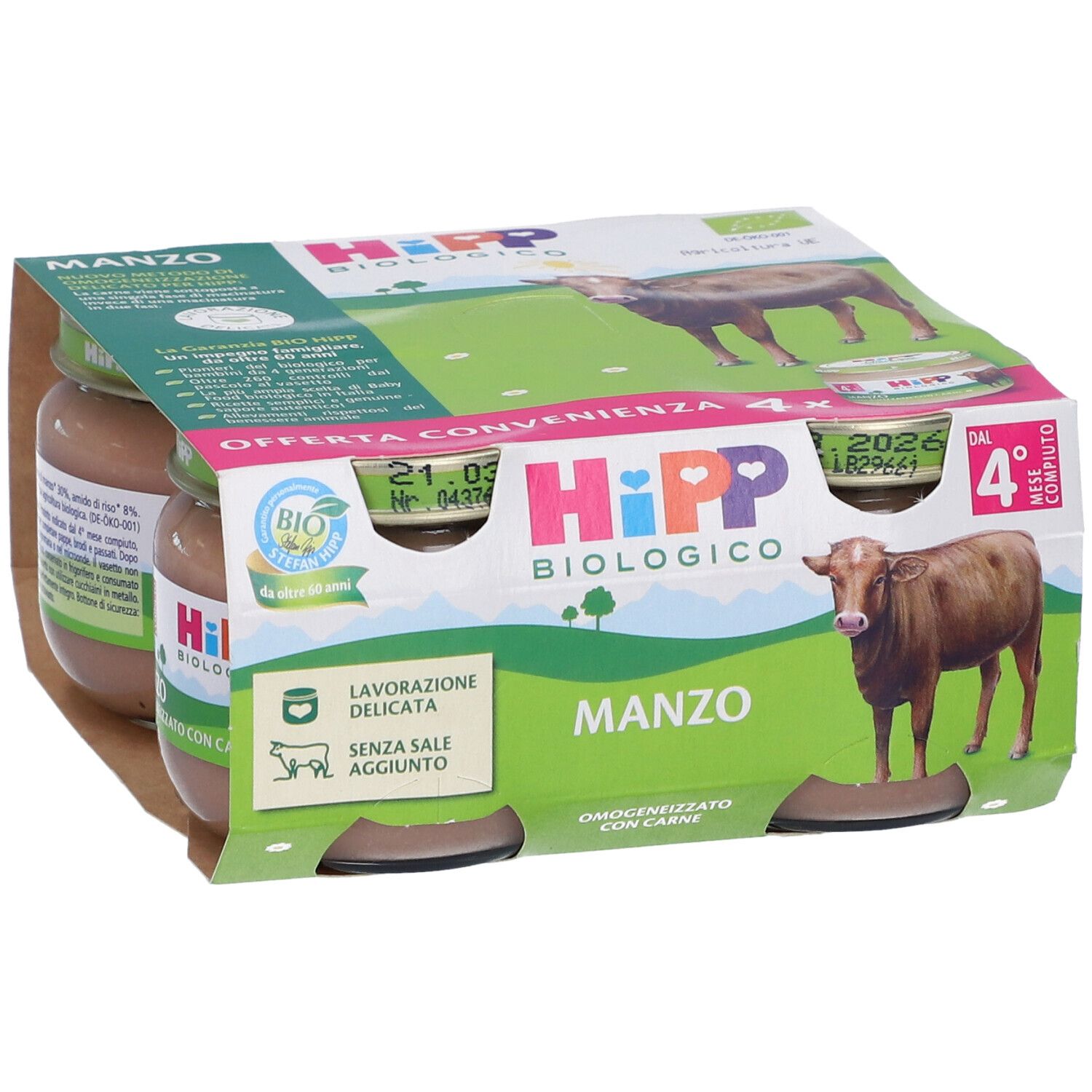 Hipp Bio Omogeneizzato Manzo