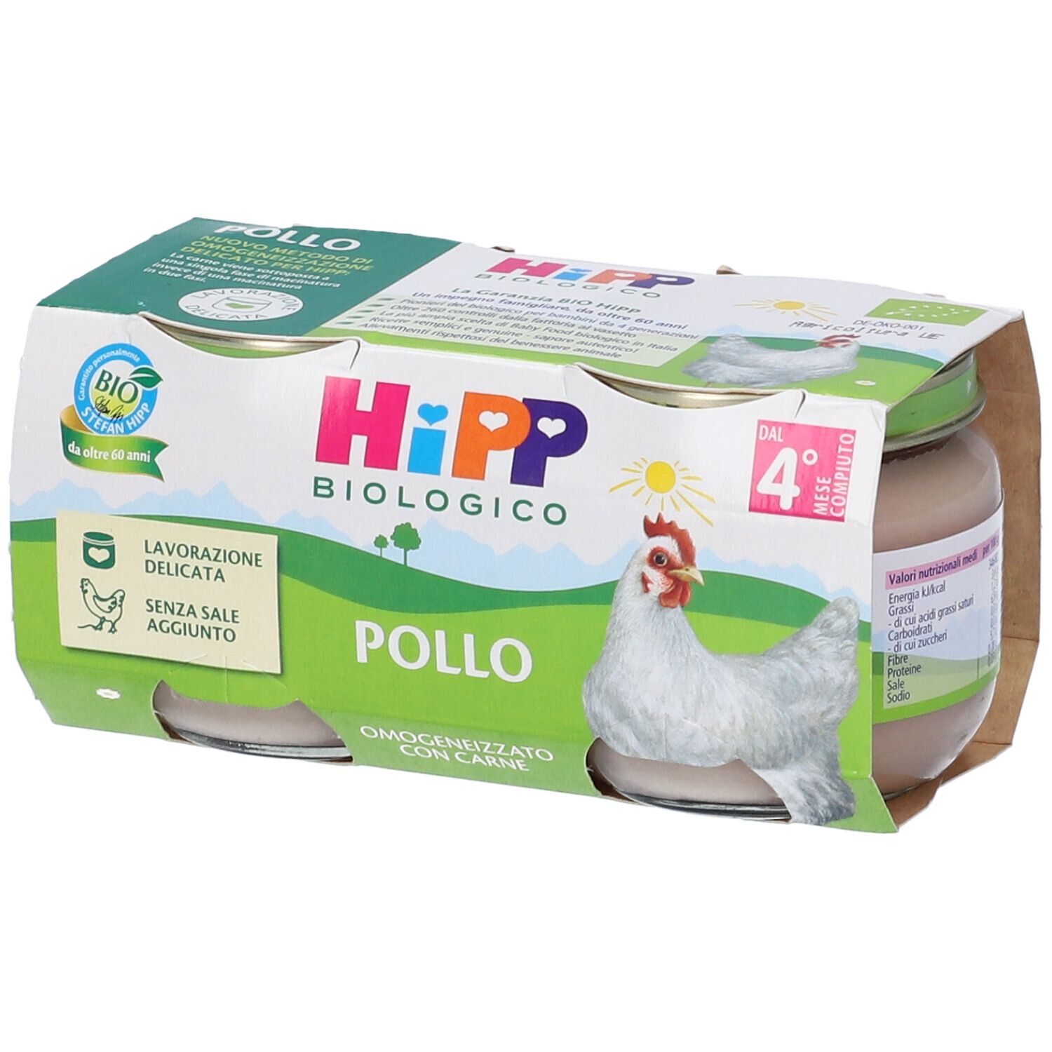 HiPP Biologico Omogenizzato Pollo