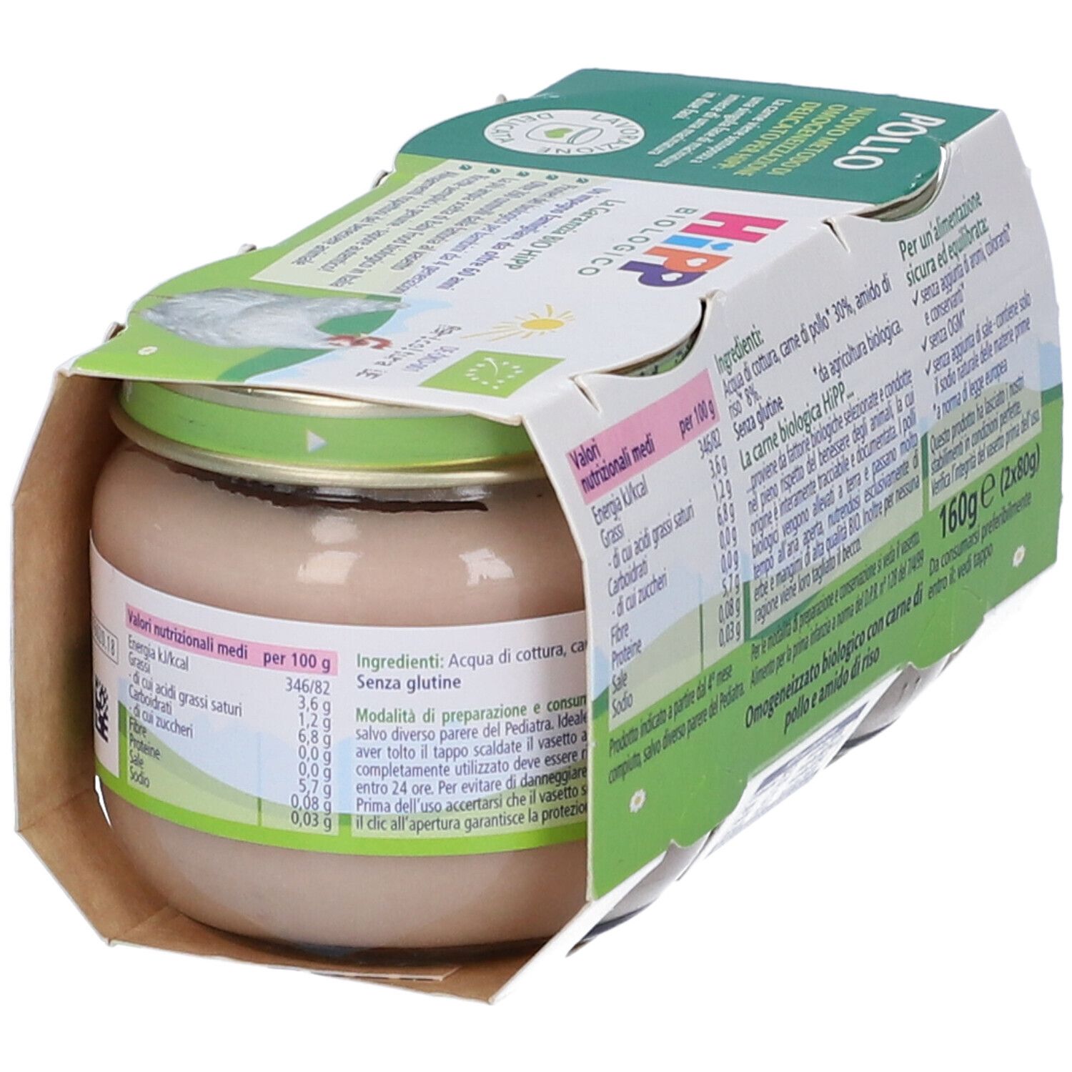 HiPP Biologico Omogenizzato Pollo