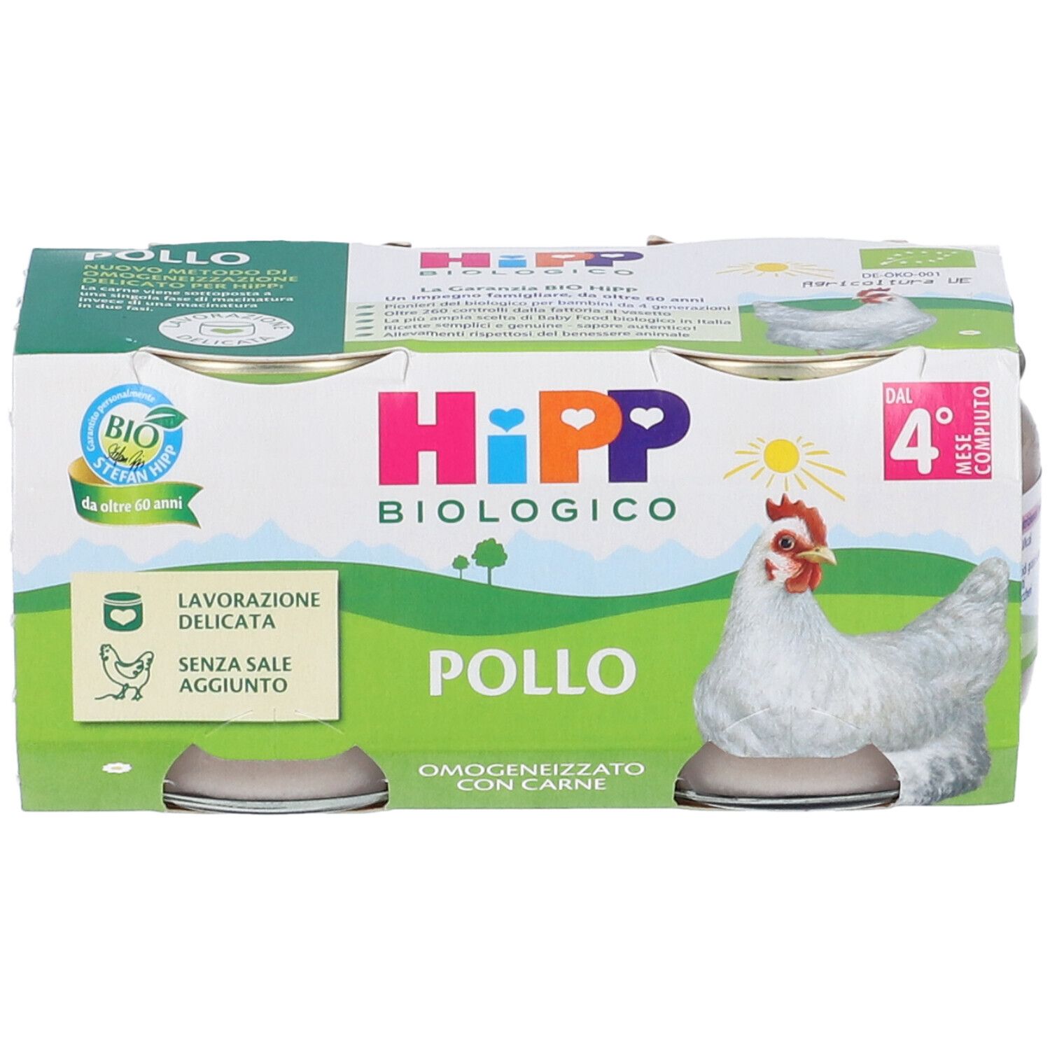 HiPP Biologico Omogenizzato Pollo