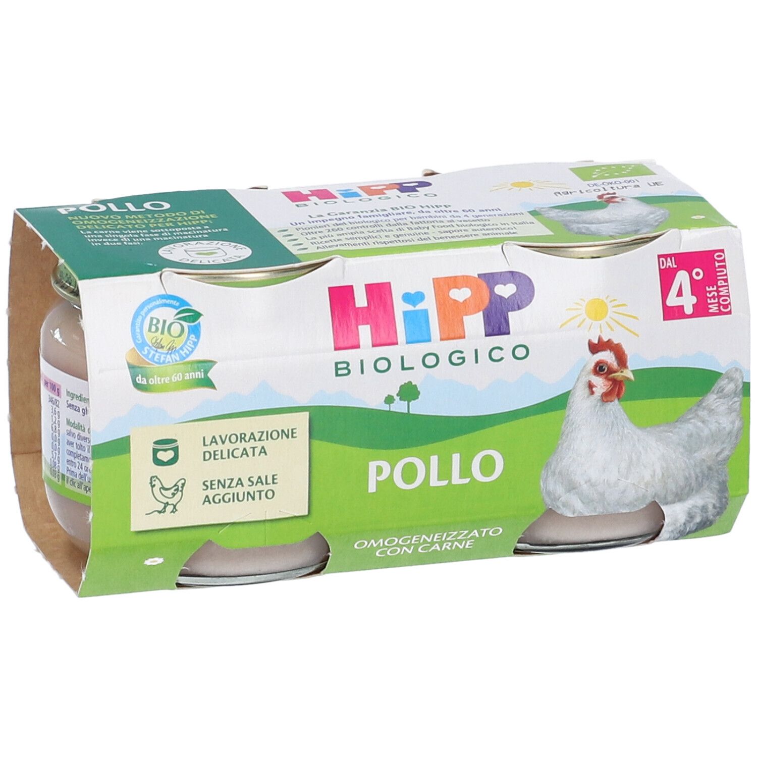 HiPP Biologico Omogenizzato Pollo