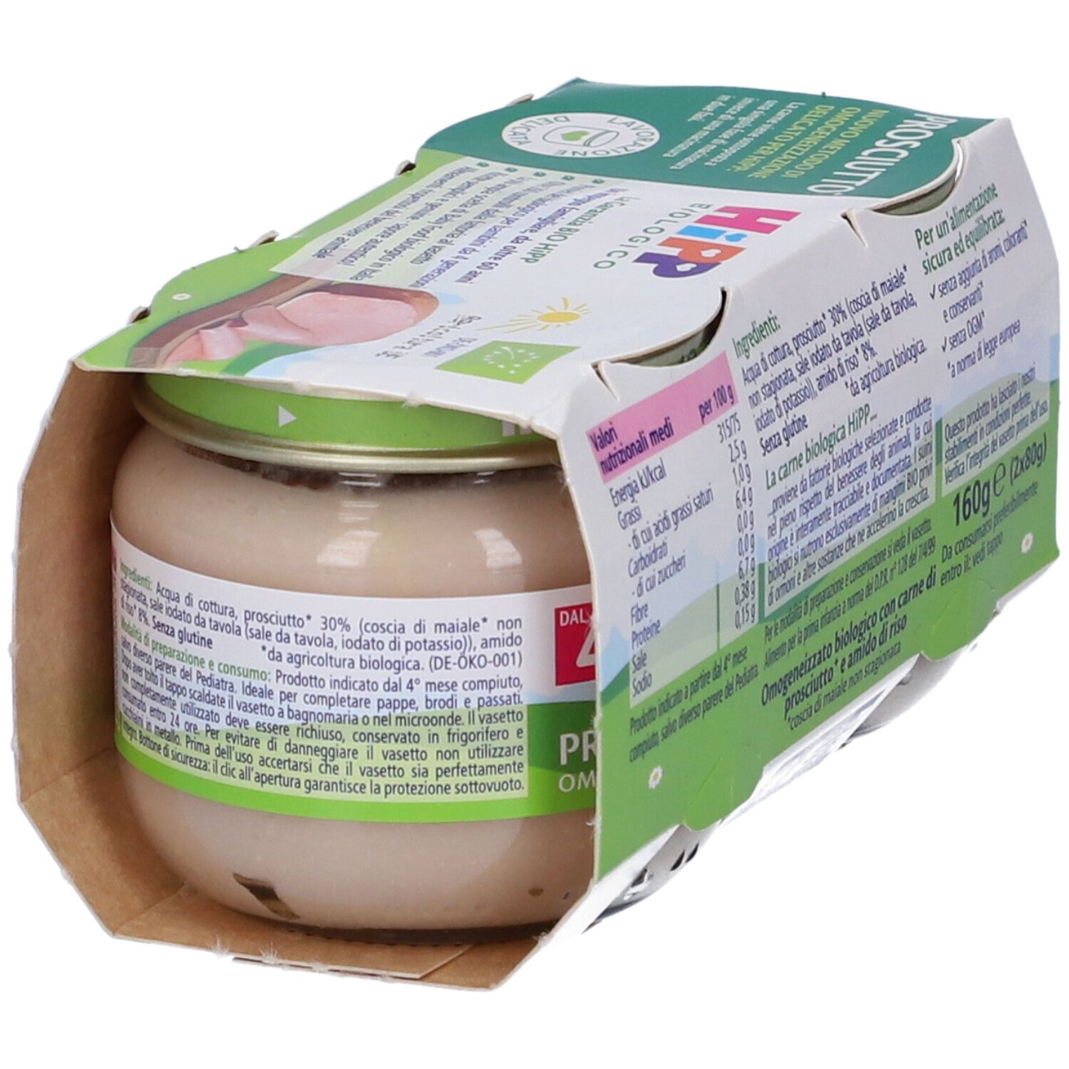 Hipp Bio Omogeneizzato Prosciutto