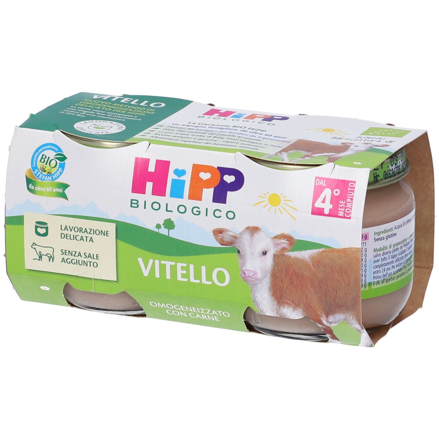 HIPP Omogenizzato di Vitello Biologico