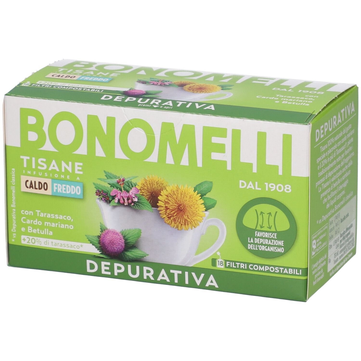 Bonomelli Tisana Depurativa in Filtri