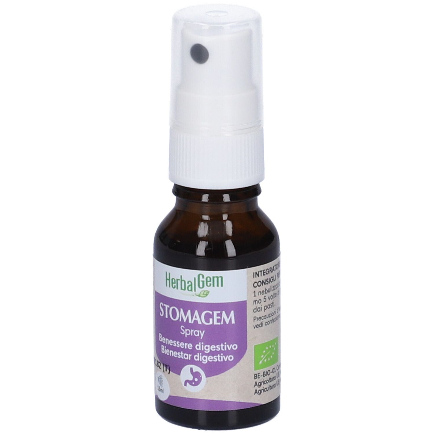 Herbalgem Stomagem Benessere Digestivo Concentrato di Gemme Fresche Gocce
