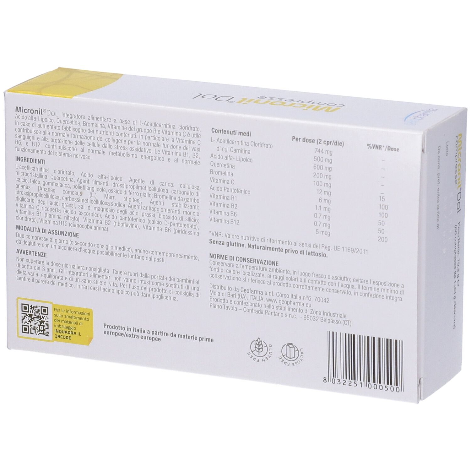 Micronil Dol 60 Compresse