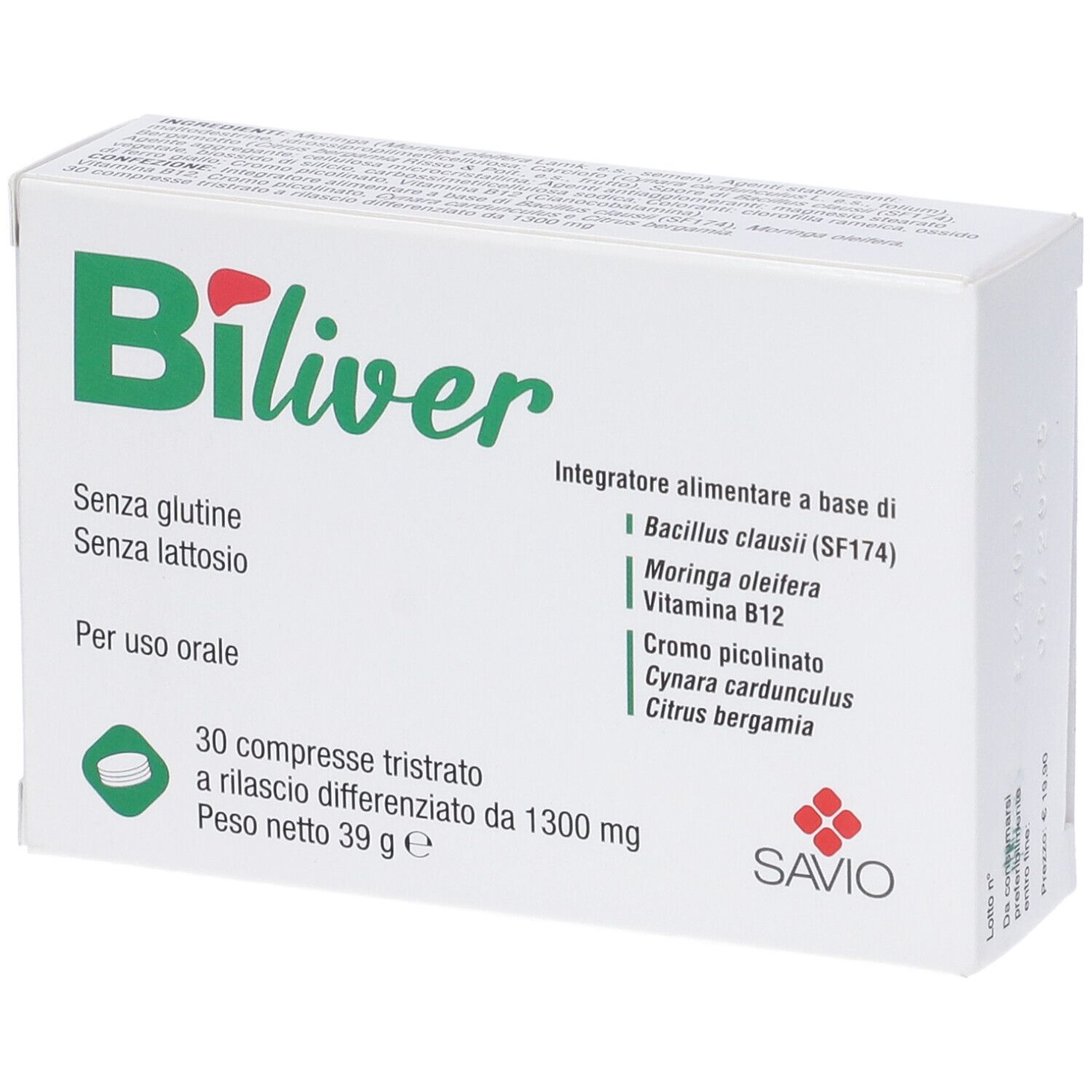 Biliver 30 Compresse