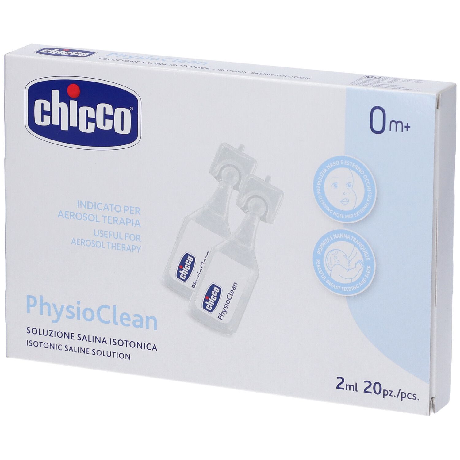 Soluzione Salina Isotonica Physioclean 20 Pezzi Da 2 Ml