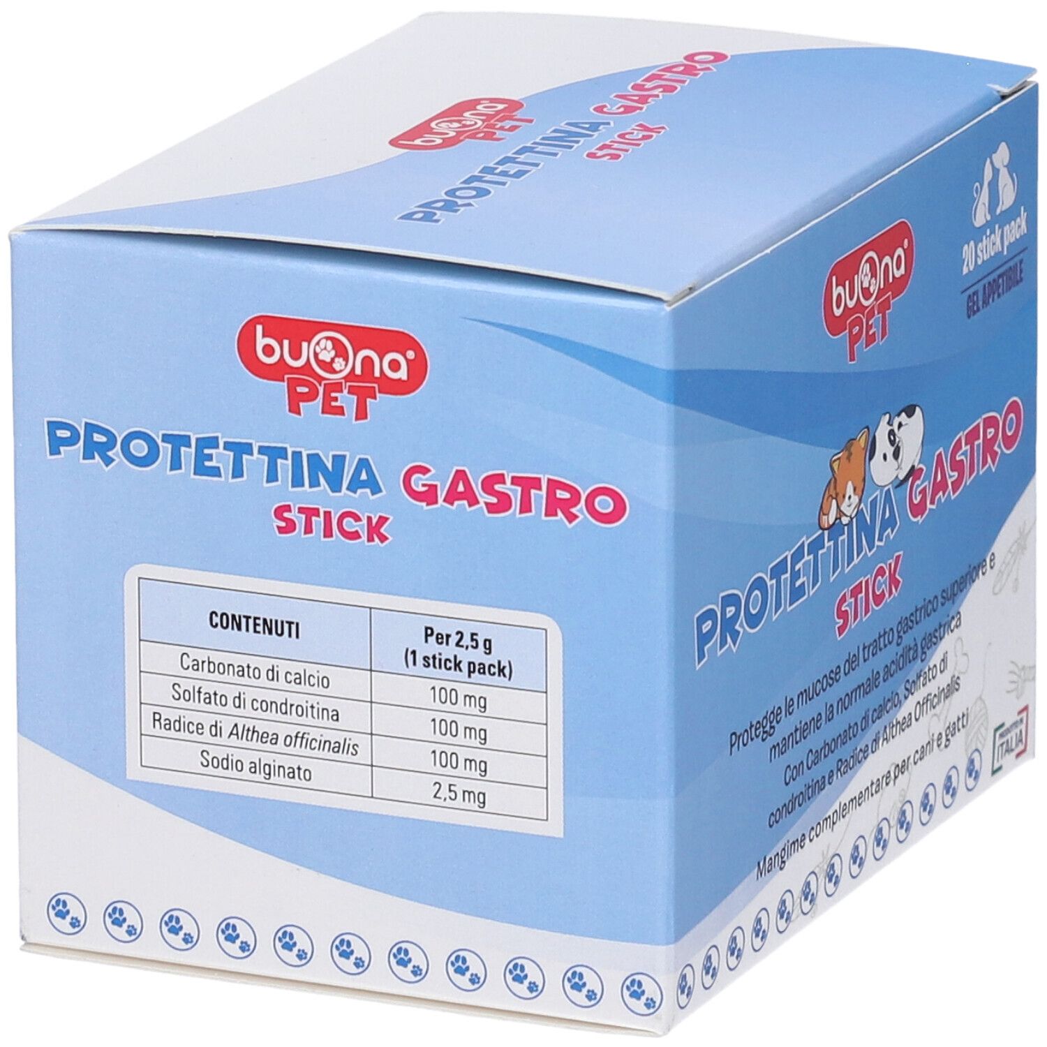 Protettina Gastro Stick 20 Stick Pack