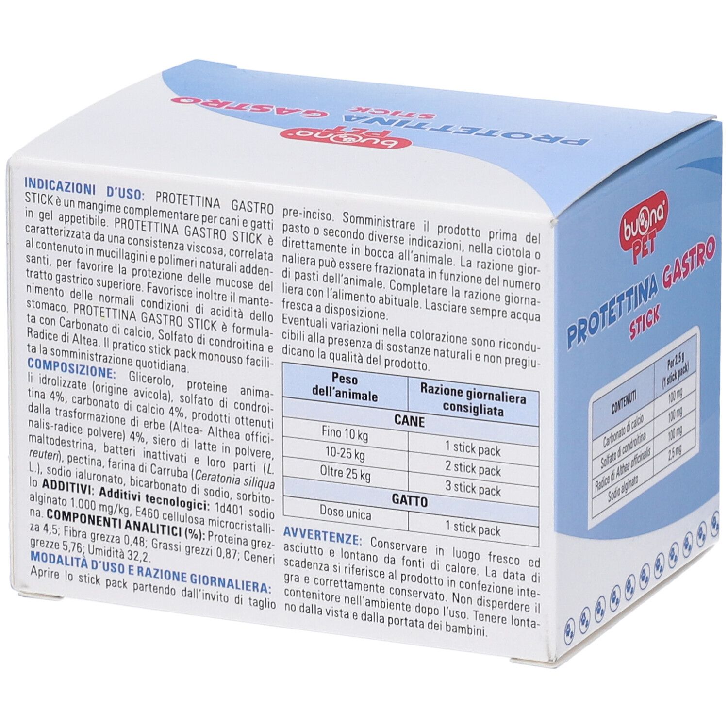 Protettina Gastro Stick 20 Stick Pack