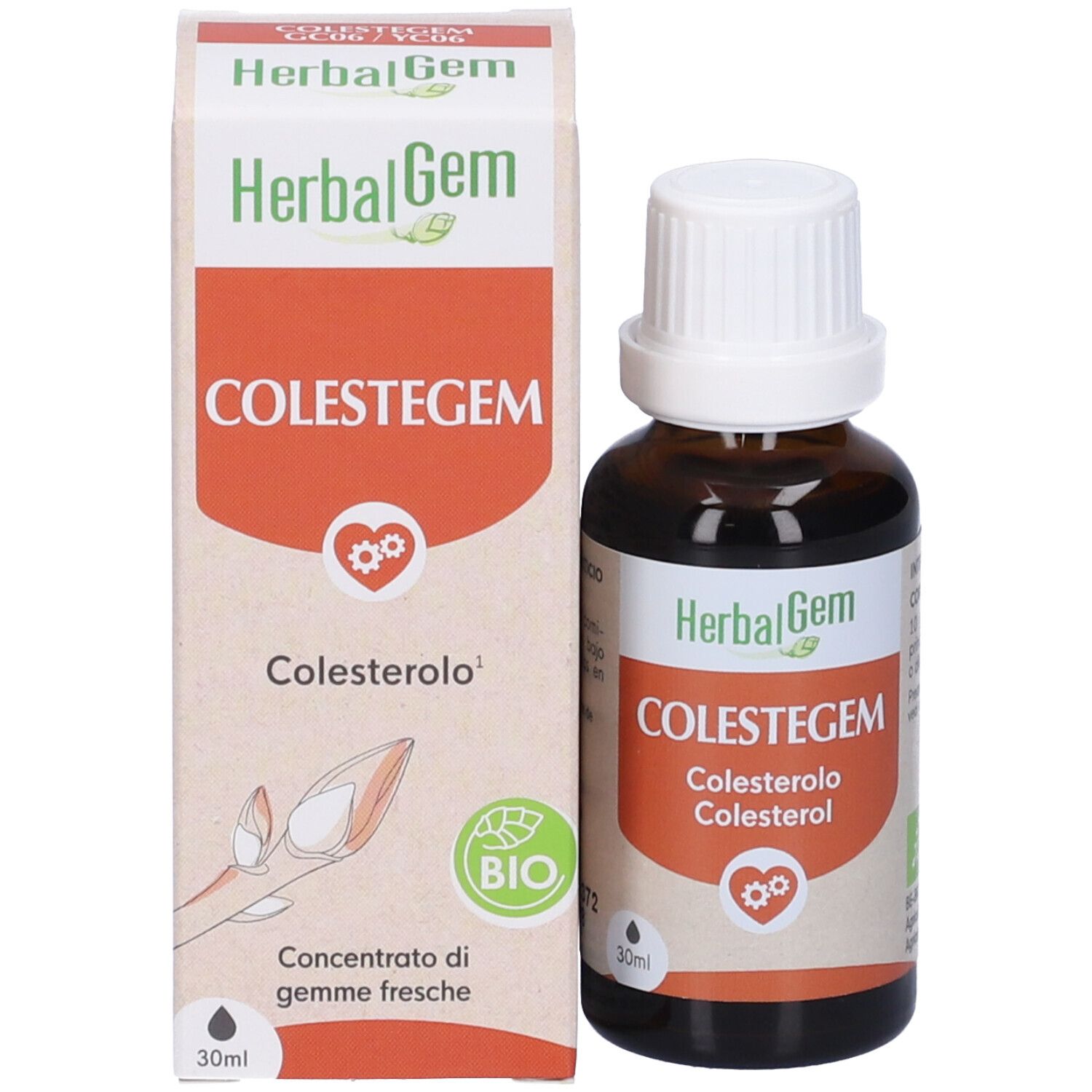Herbalgem Colestegem Colesterolo Concentrato di Gemme Fresche Gocce