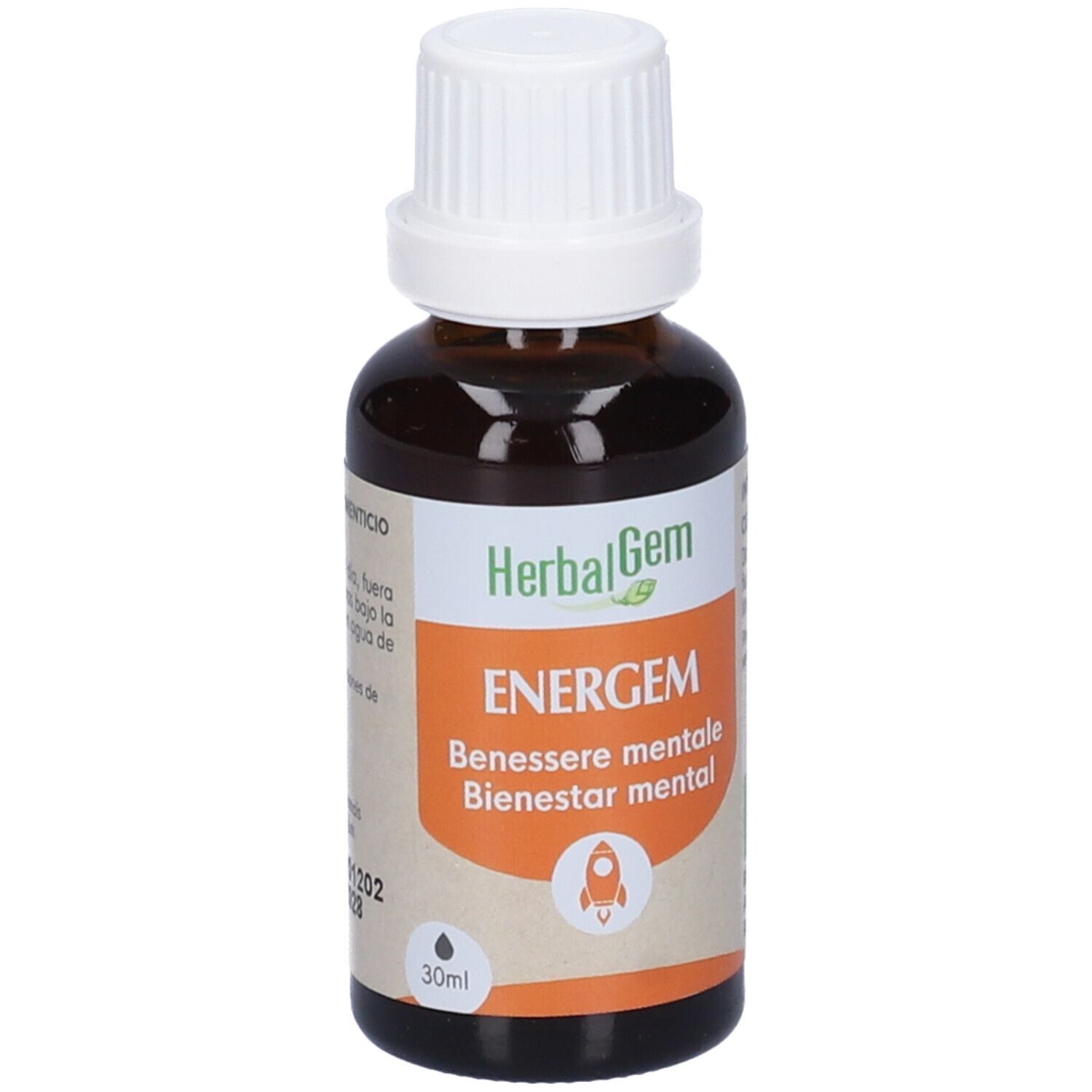 Herbalgem Energem Benessere Mentale Concentrato di Gemme Fresche Gocce