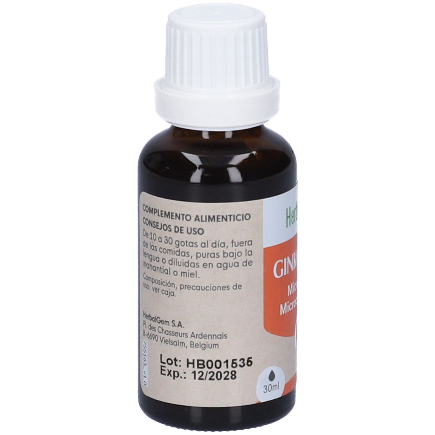 Herbalgem Ginkgogem Microcircolo Concentrato di Gemme Fresche Gocce
