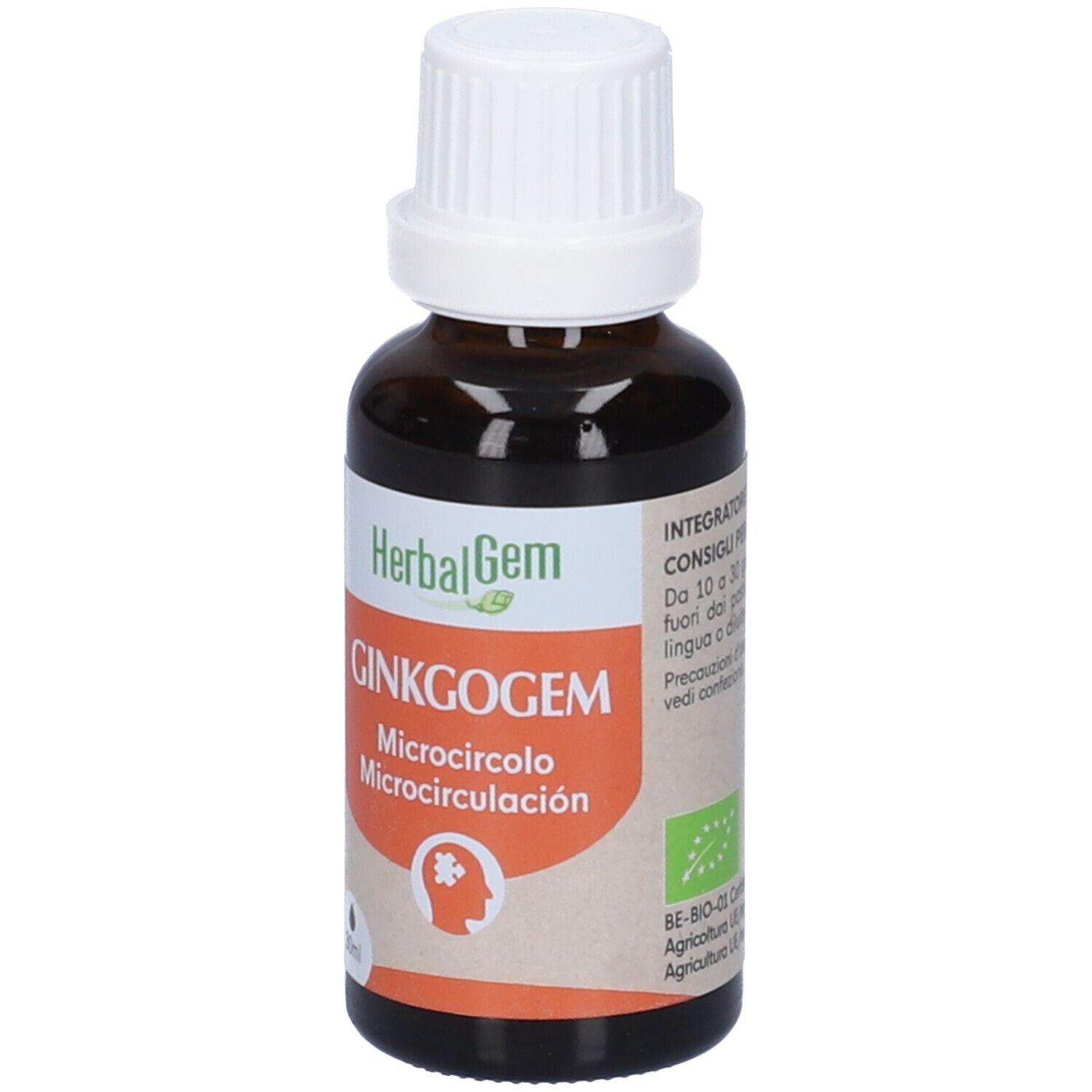 Herbalgem Ginkgogem Microcircolo Concentrato di Gemme Fresche Gocce