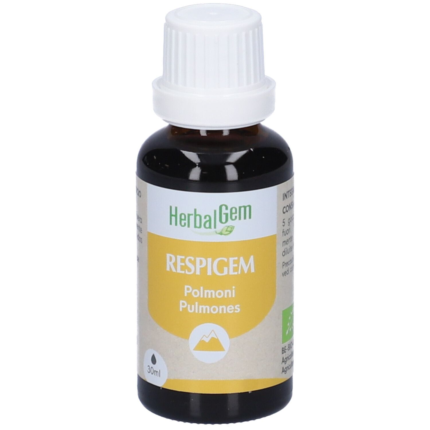 Herbalgem Respigem Polmoni Concentrato di Gemme Fresche Gocce