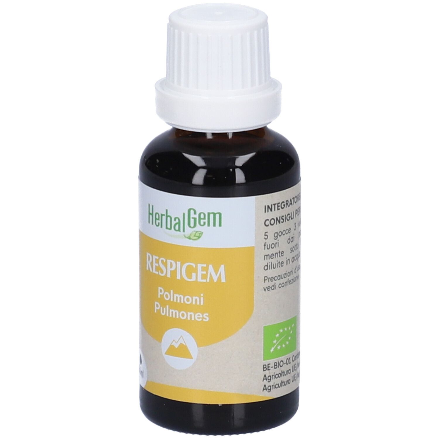 Herbalgem Respigem Polmoni Concentrato di Gemme Fresche Gocce