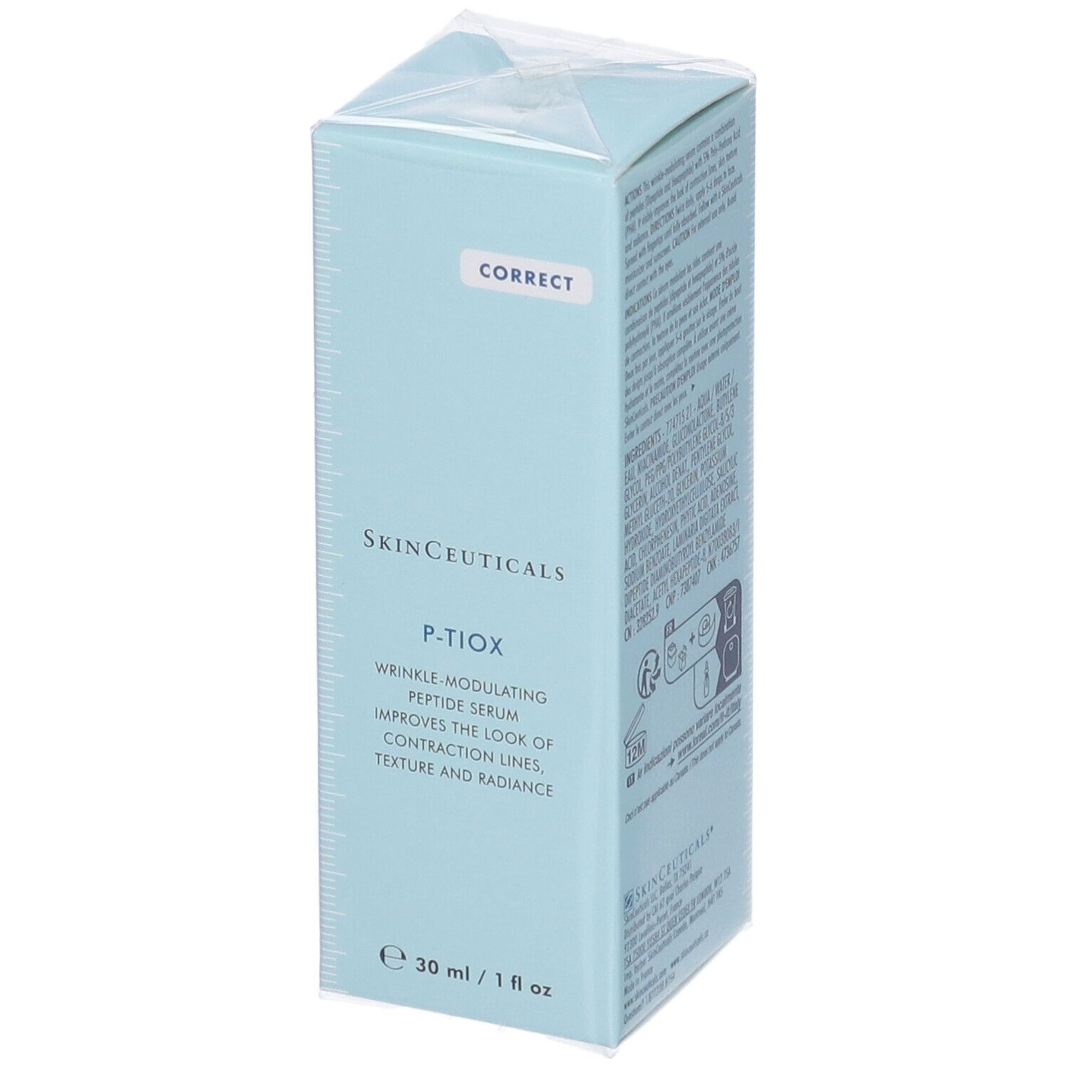 SkinCeuticals P-TIOX Siero correttivo anti-età modulatore di rughe con Complesso Avanzato di Peptidi 30ml