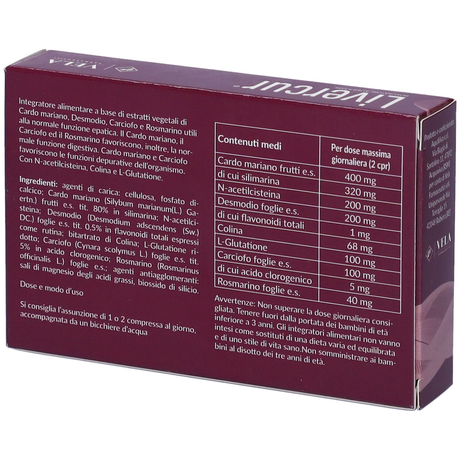 Livercur 30 Compresse