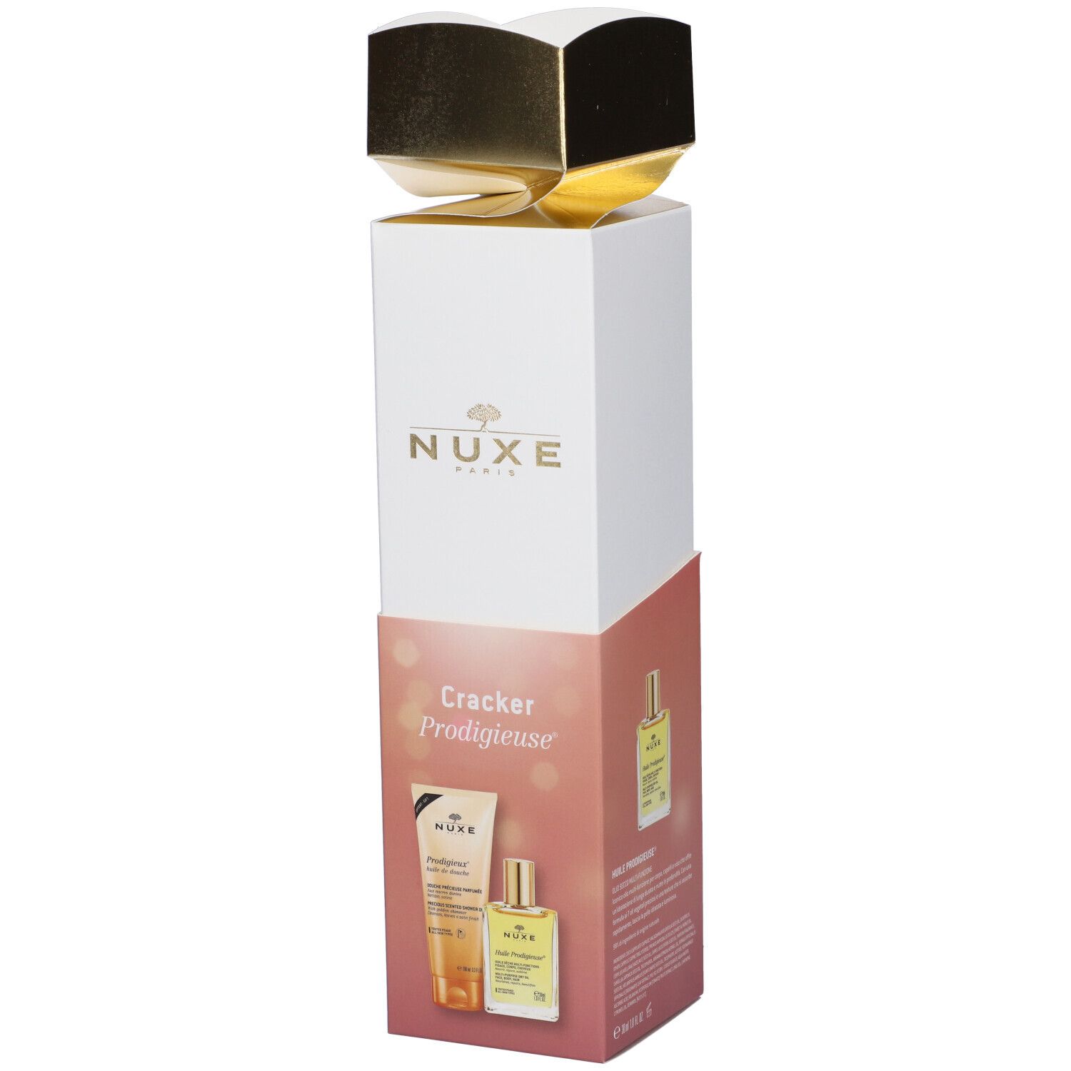 Nuxe Cracker Huile Prodigieuse Classico + Olio Doccia Prodigieux