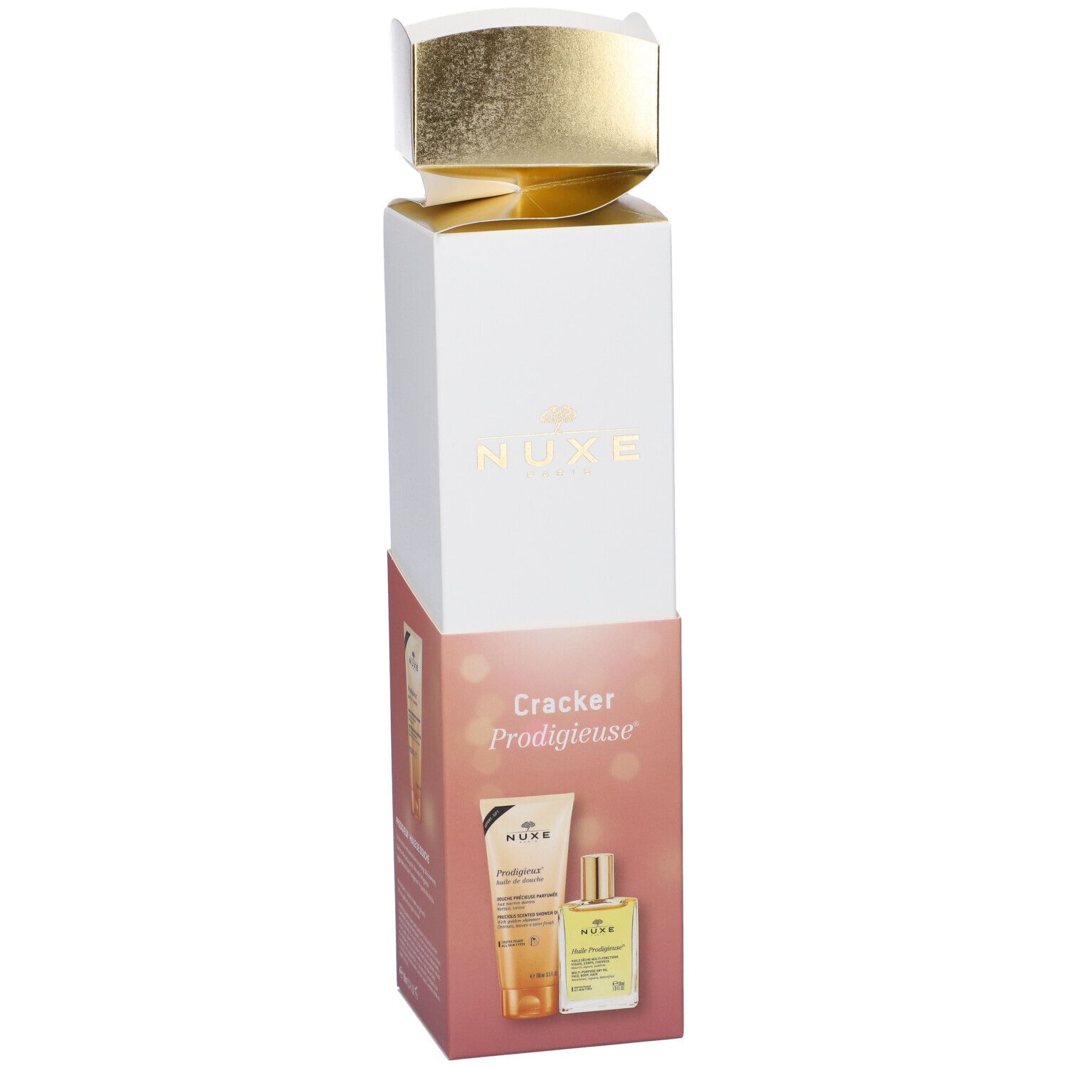 Nuxe Cracker Huile Prodigieuse Classico + Olio Doccia Prodigieux