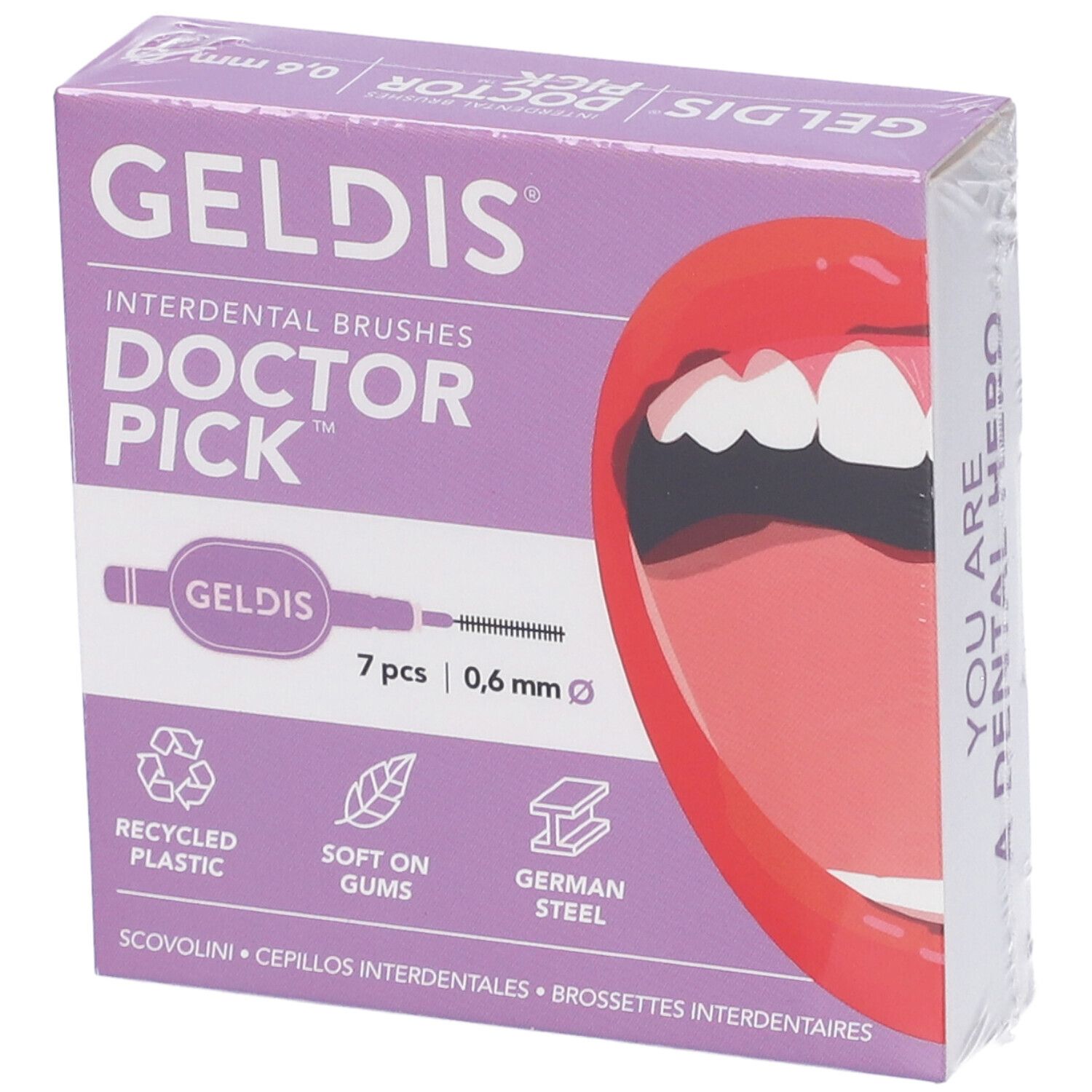 Scovolino Geldis Doctor Pick - 0.6 mm (XS) - 7 Scovolini