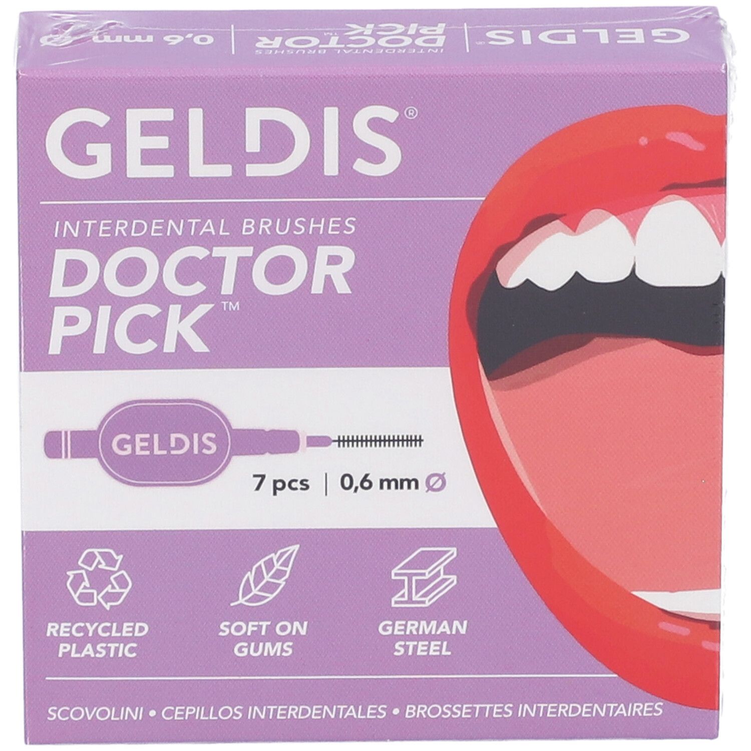 Scovolino Geldis Doctor Pick - 0.6 mm (XS) - 7 Scovolini