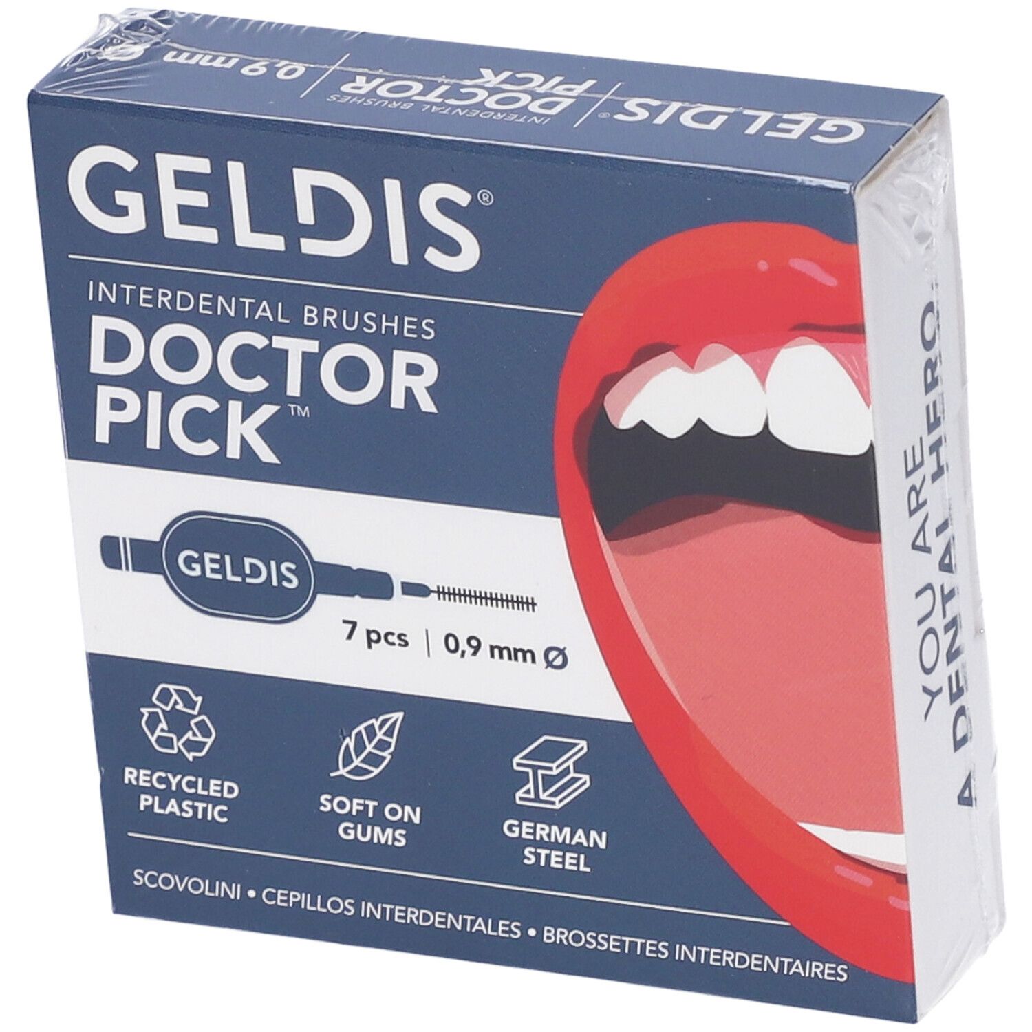 Scovolino Geldis Doctor Pick - 0.9 mm (M) - 7 Scovolini