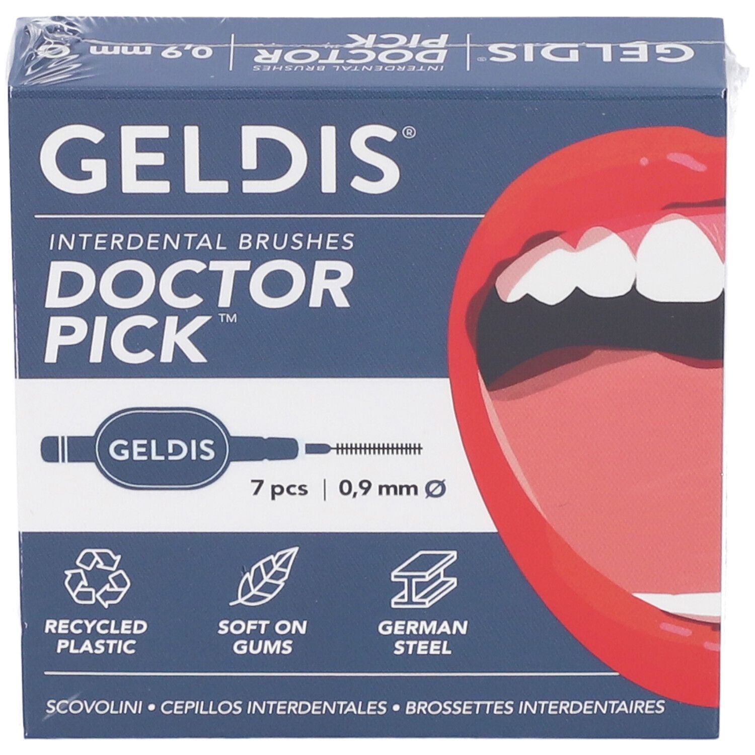 Scovolino Geldis Doctor Pick - 0.9 mm (M) - 7 Scovolini