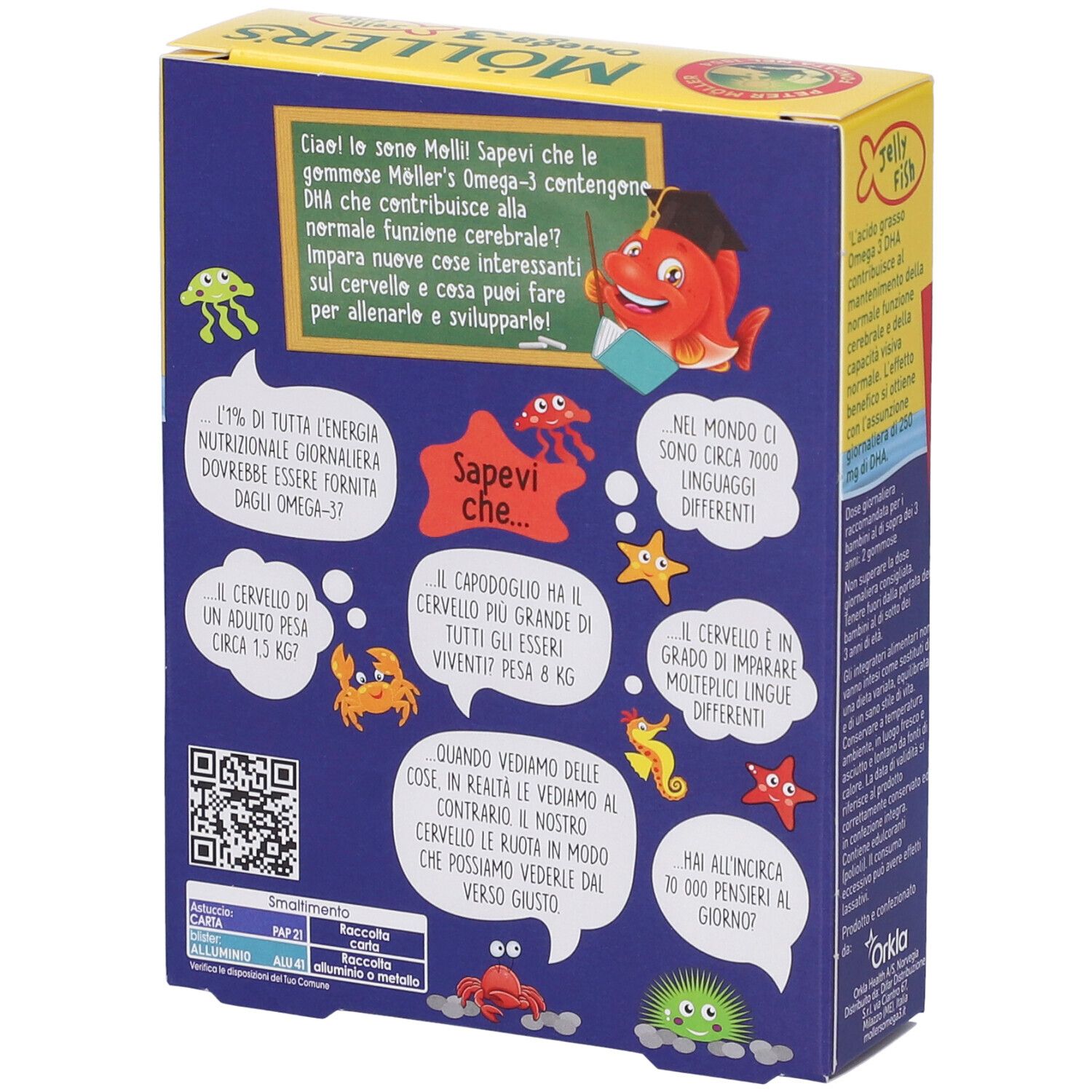 Moller's Omega 3 Jelly Fish Caramelle Gommose
