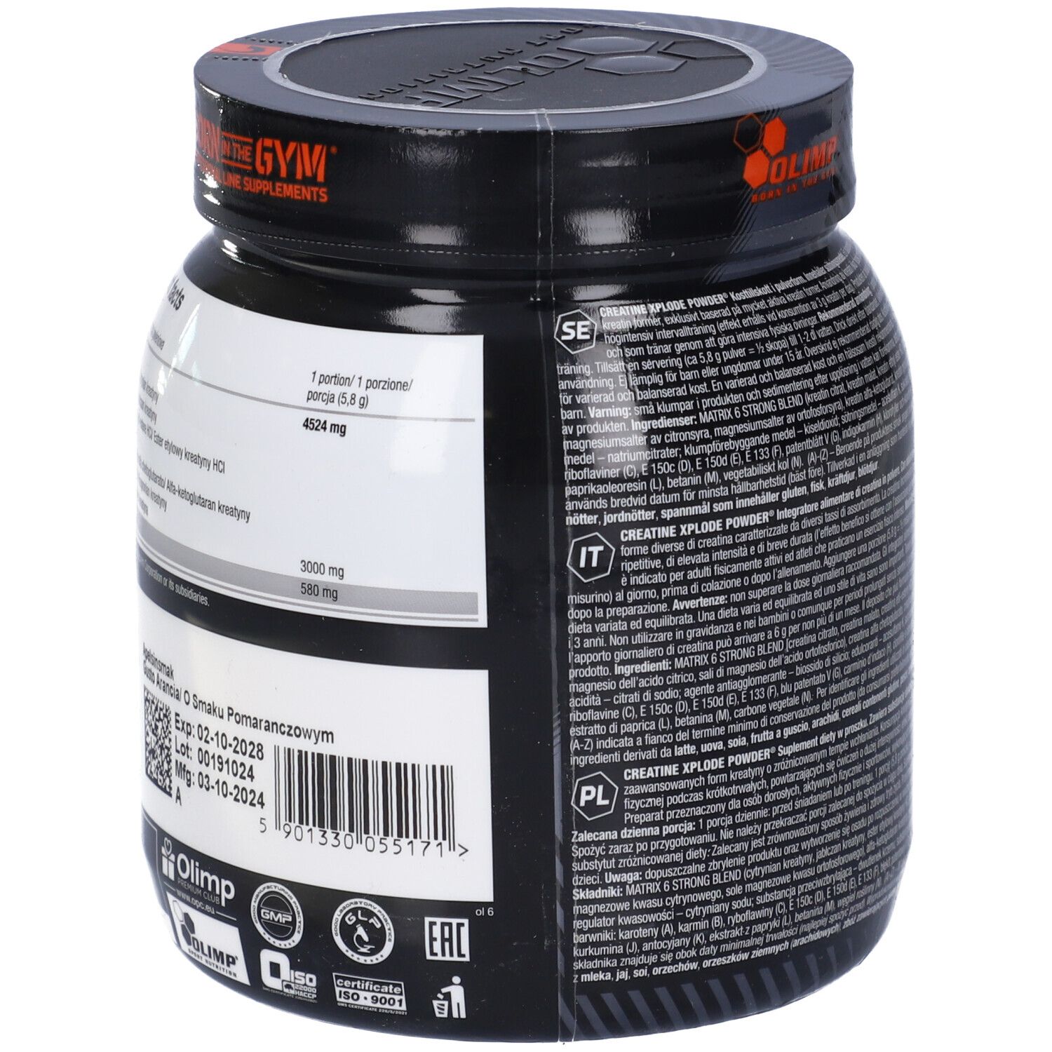 Olimp Creatine Xplode Powder Gusto Orange