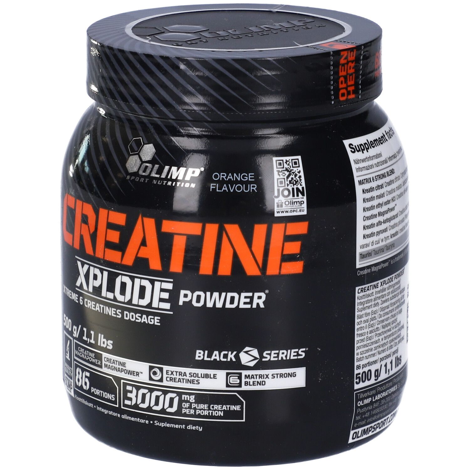 Olimp Creatine Xplode Powder Gusto Orange