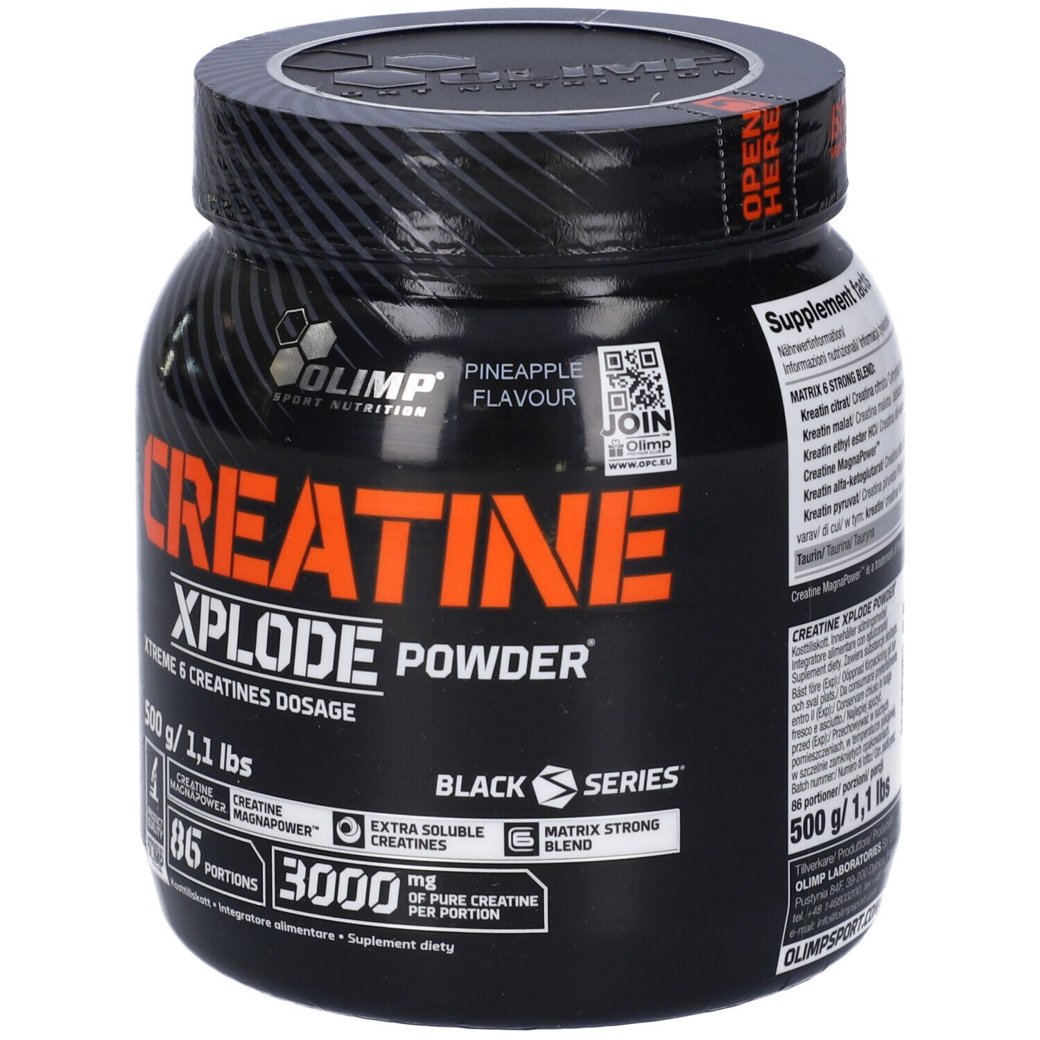 Olimp Creatine Xplode Powder Gusto Pineapple
