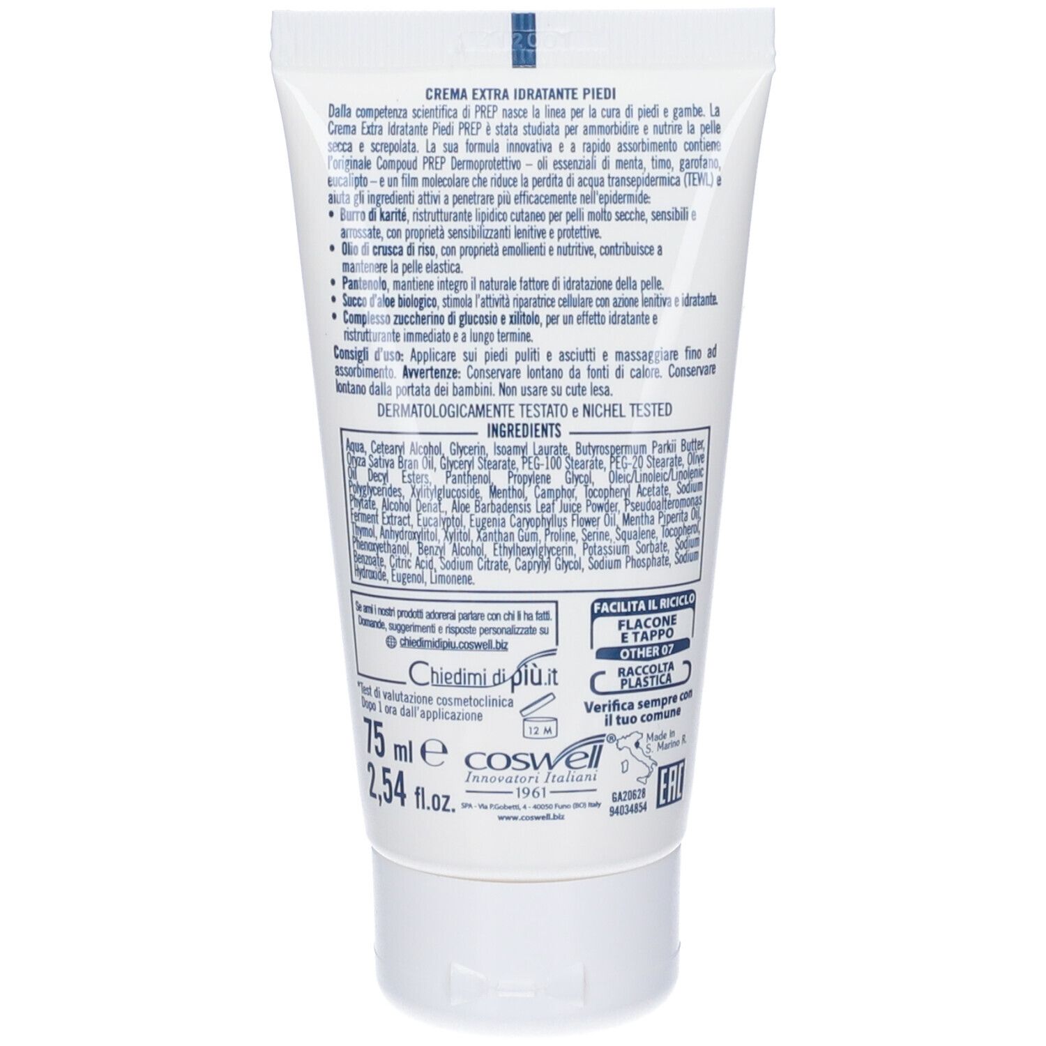 Prep Crema Extra Idratante Piedi