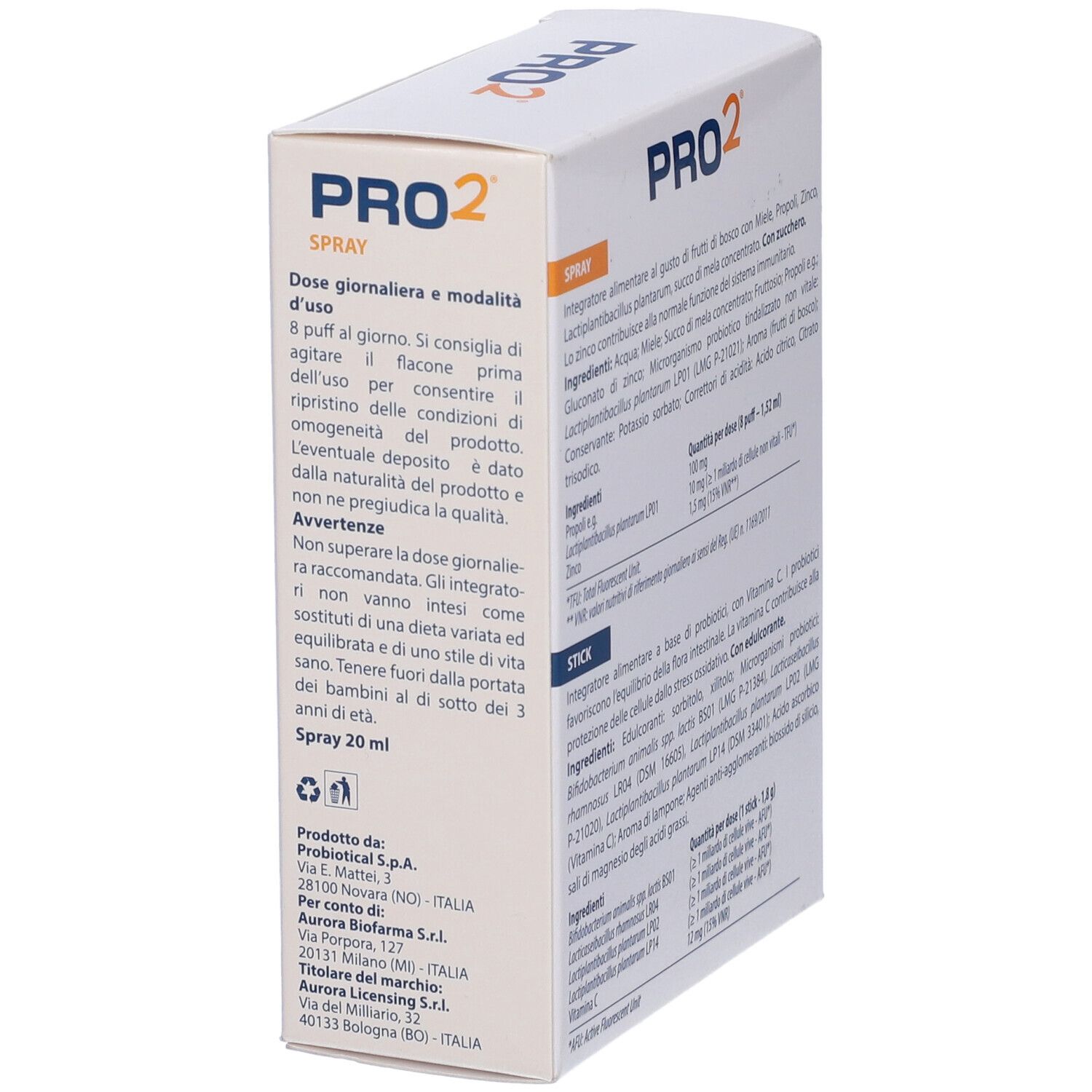 Pro2 Spray 20 Ml + 14 Stick