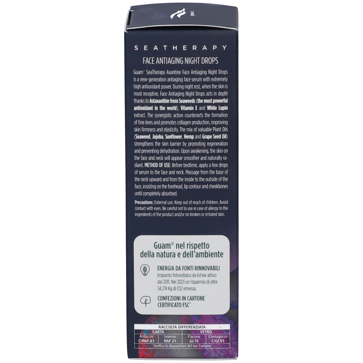 Guam Axantine Gocce Notte Viso Antiage