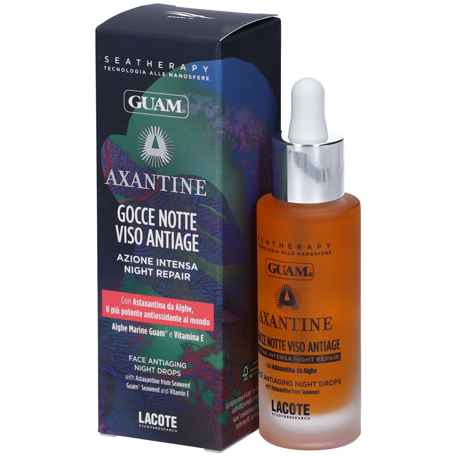 Guam Axantine Gocce Notte Viso Antiage