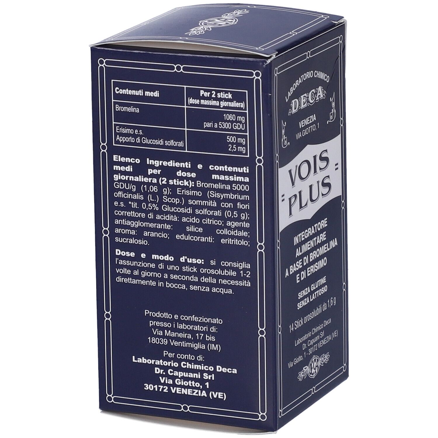 Vois Plus 14 Stick Orosolubili