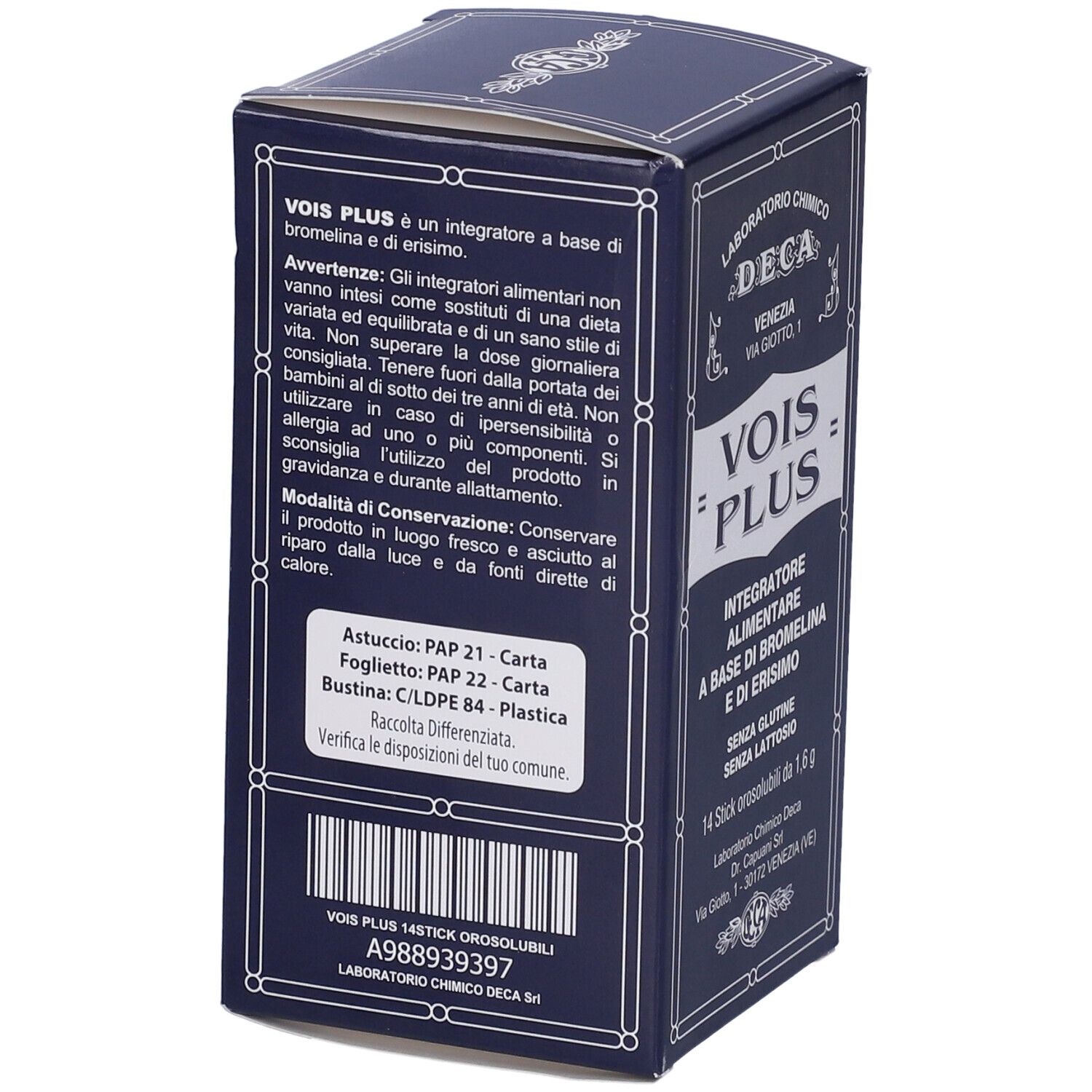 Vois Plus 14 Stick Orosolubili