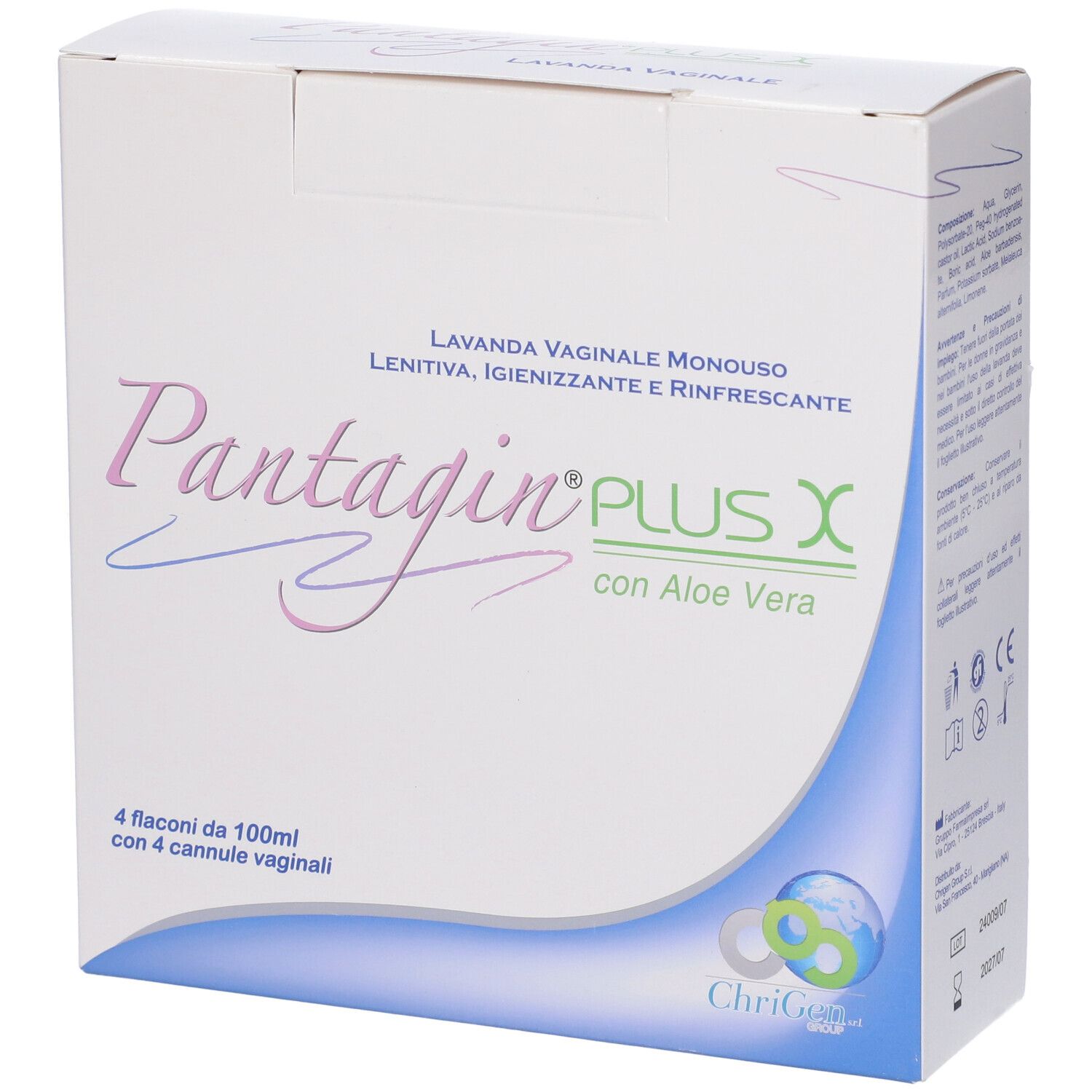 Pantagin Plus X Lavanda 4 Flaconi Da 100 Ml + 4 Cannule