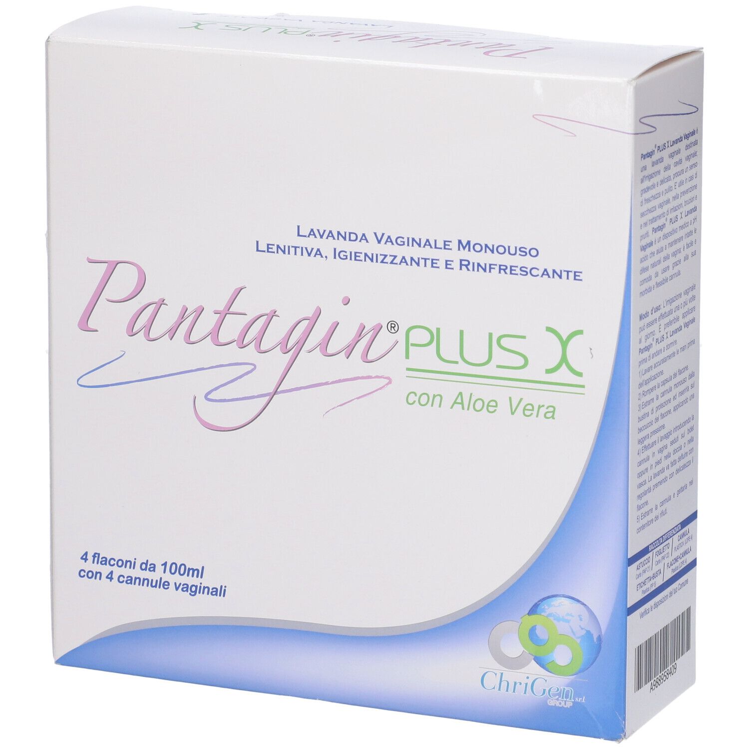 Pantagin Plus X Lavanda 4 Flaconi Da 100 Ml + 4 Cannule