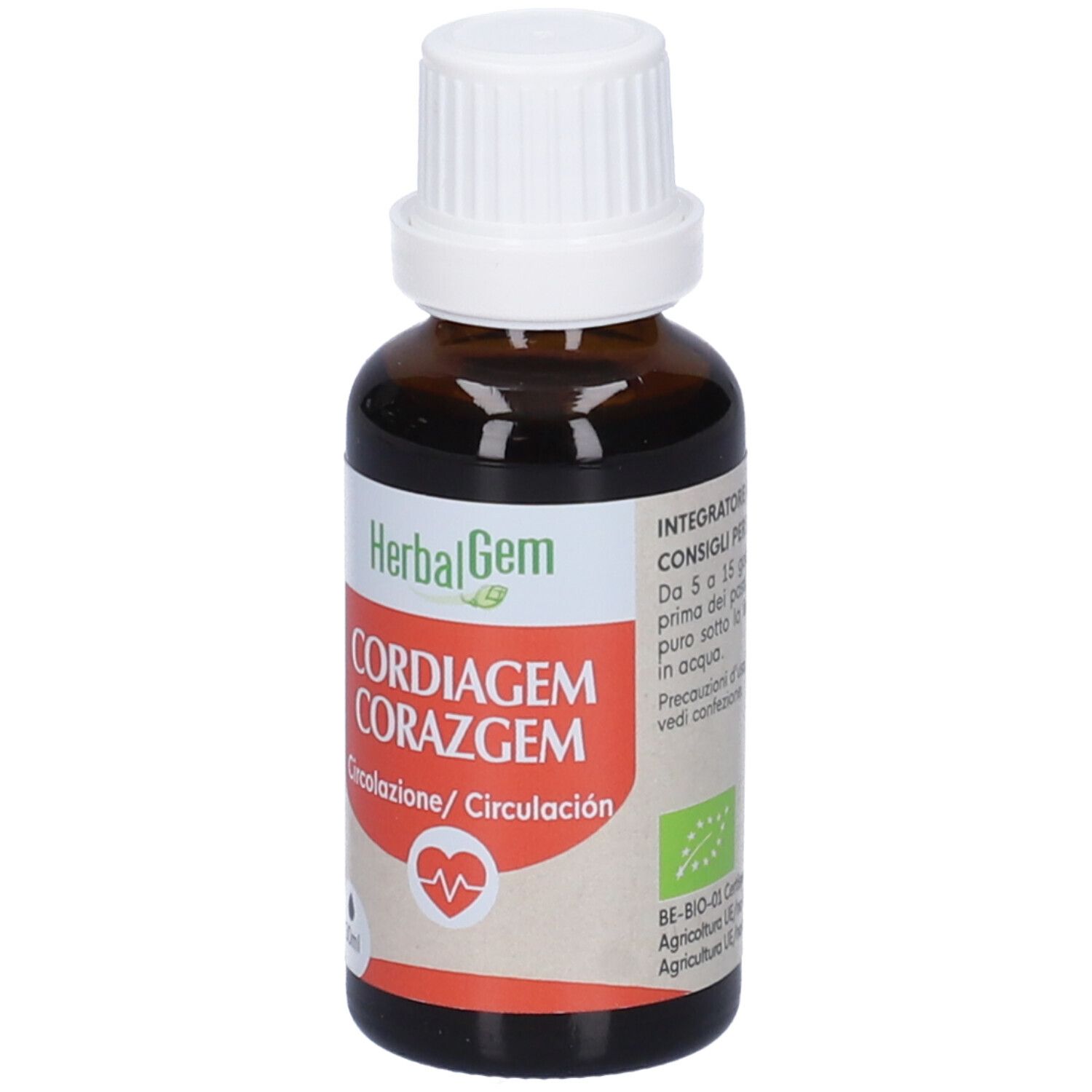 Herbalgem Cordiagem Circolazione Concentrato di Gemme Fresche Gocce