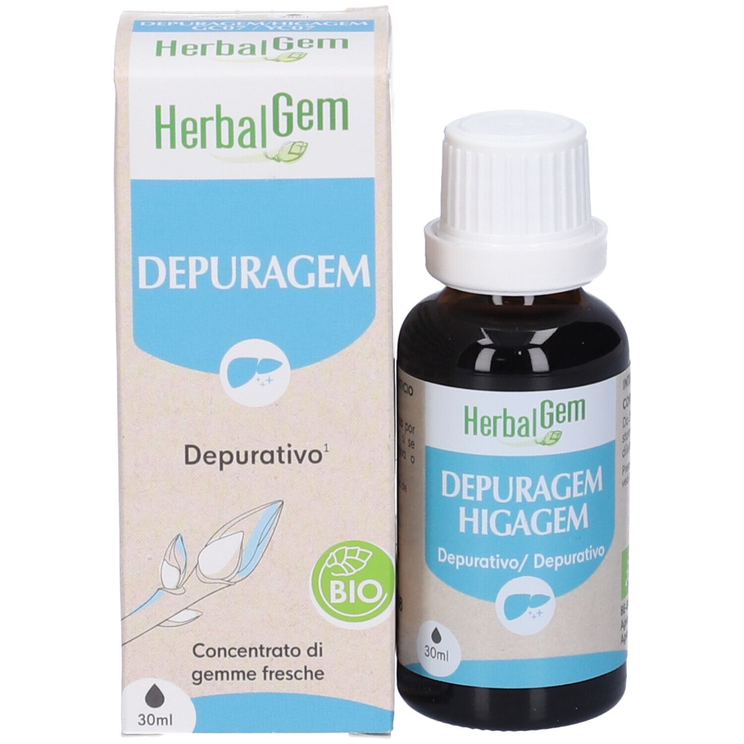 Herbalgem Depuragem Depurativo Concentrato di Gemme Fresche Gocce