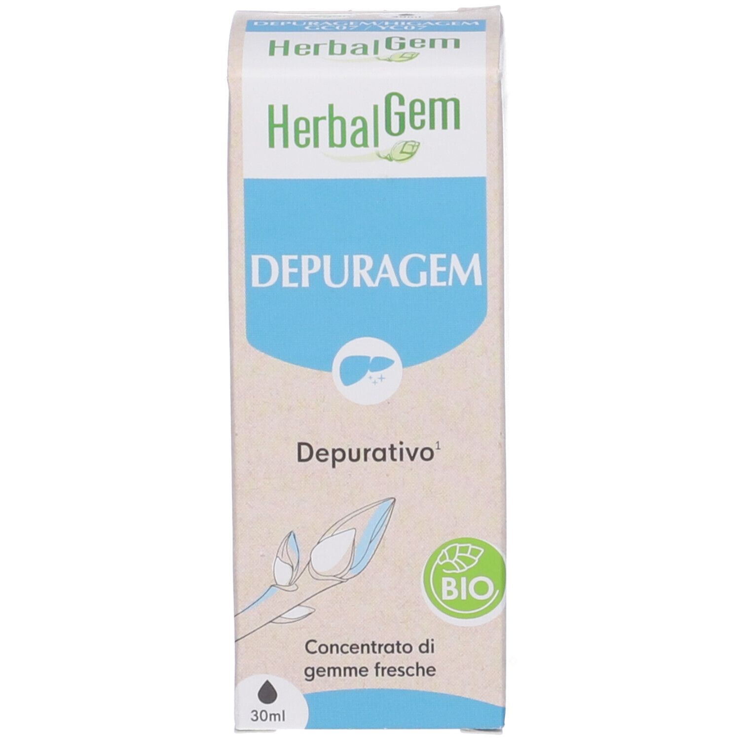 Herbalgem Depuragem Depurativo Concentrato di Gemme Fresche Gocce