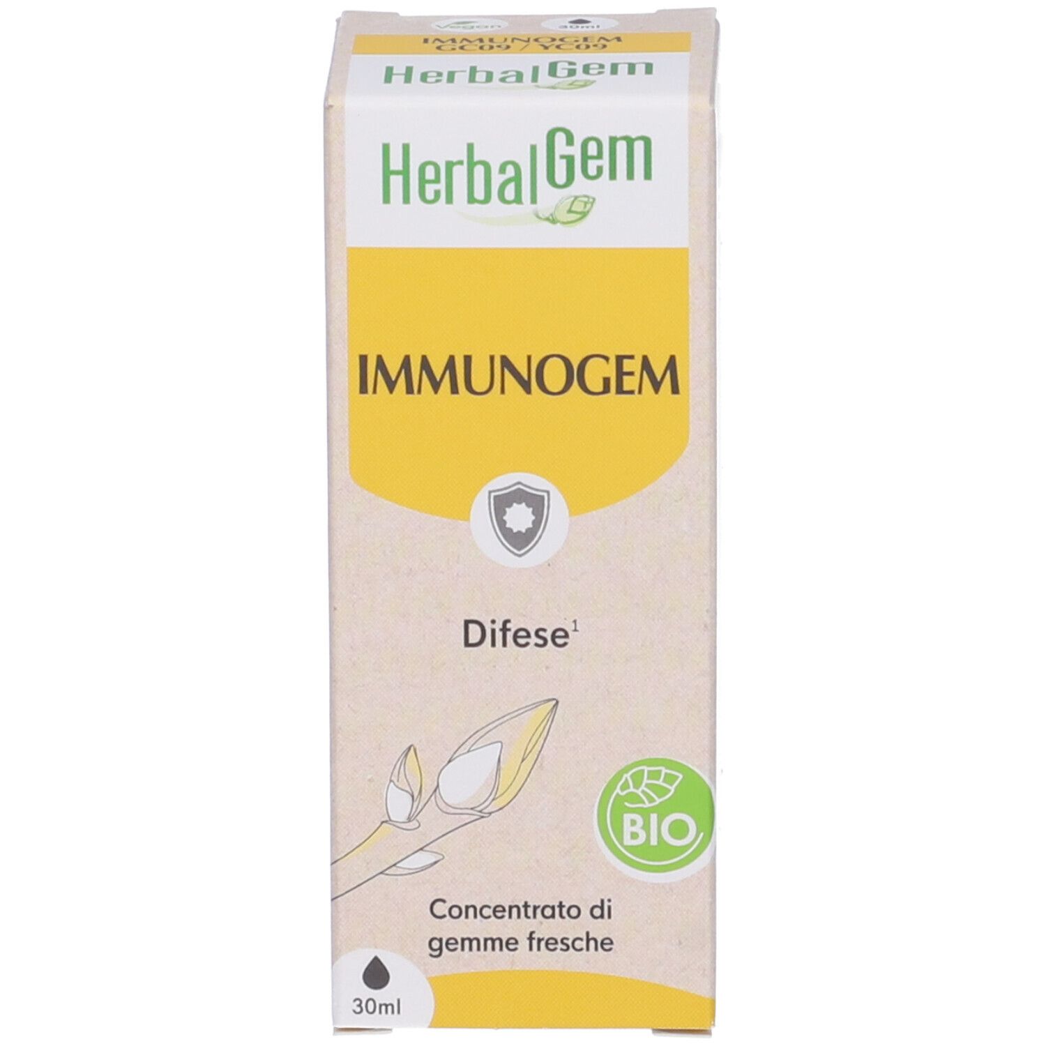 Herbalgem Immunogem Difese Concentrato di Gemme Fresche Gocce