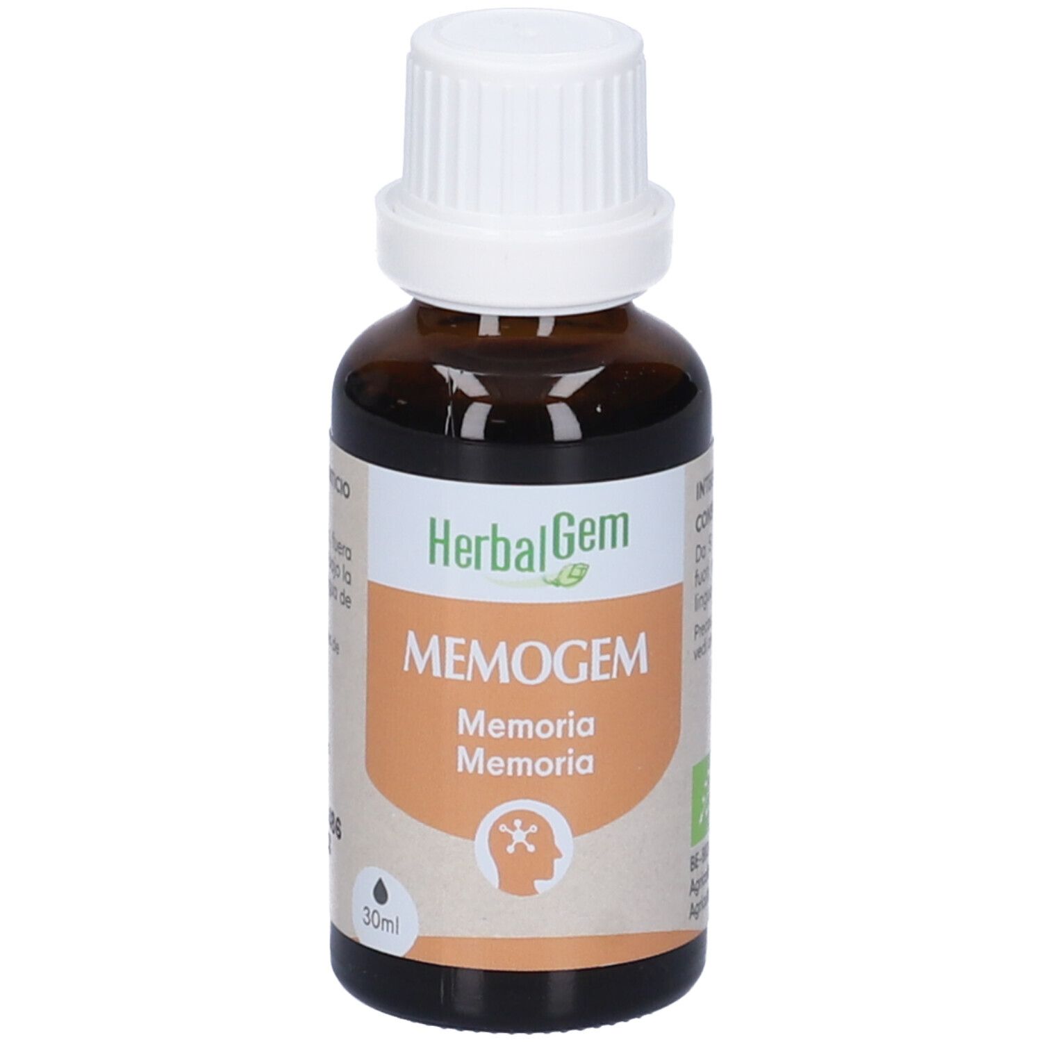 Herbalgem Memogem Memoria Concentrato di Gemme Fresche Gocce