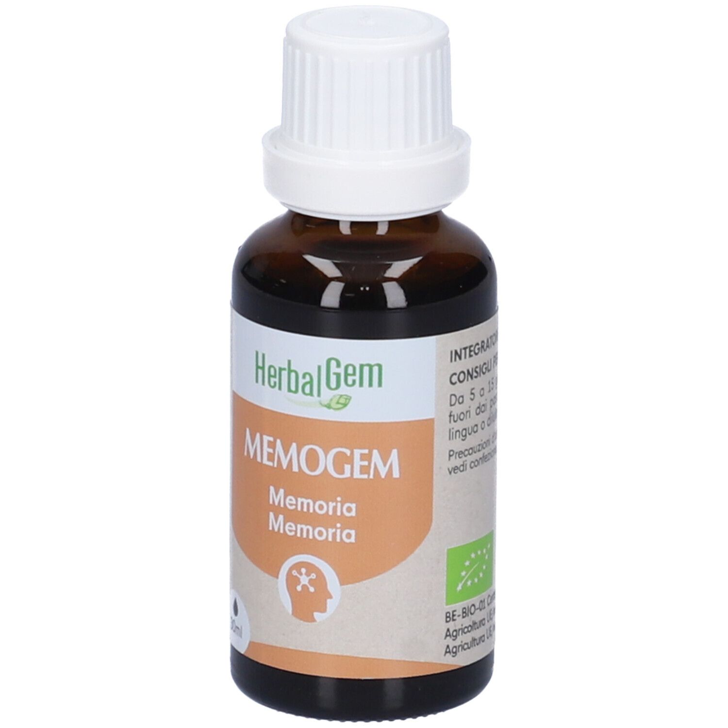 Herbalgem Memogem Memoria Concentrato di Gemme Fresche Gocce