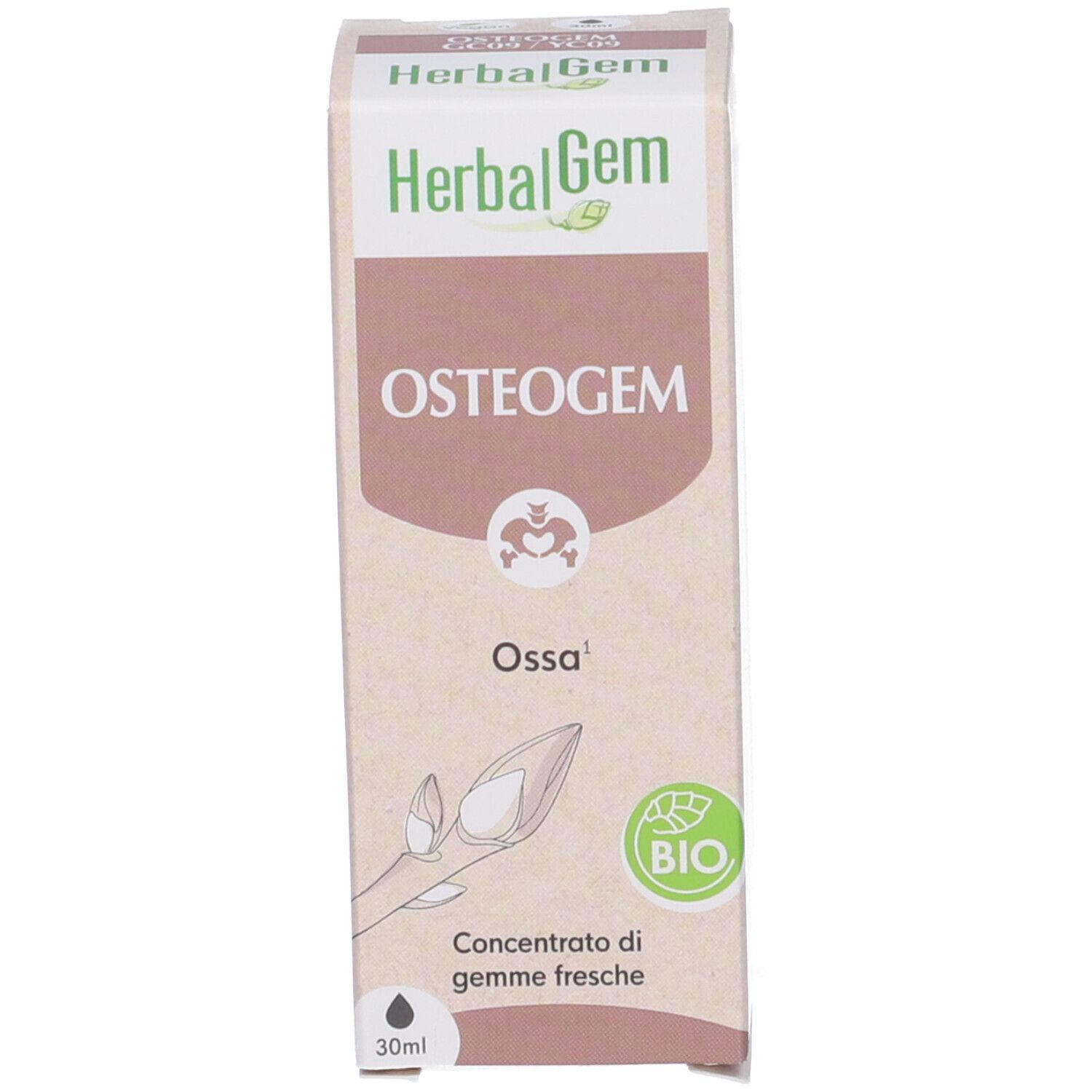 Herbalgem Osteogem Ossa Concentrato di Gemme Fresche Gocce