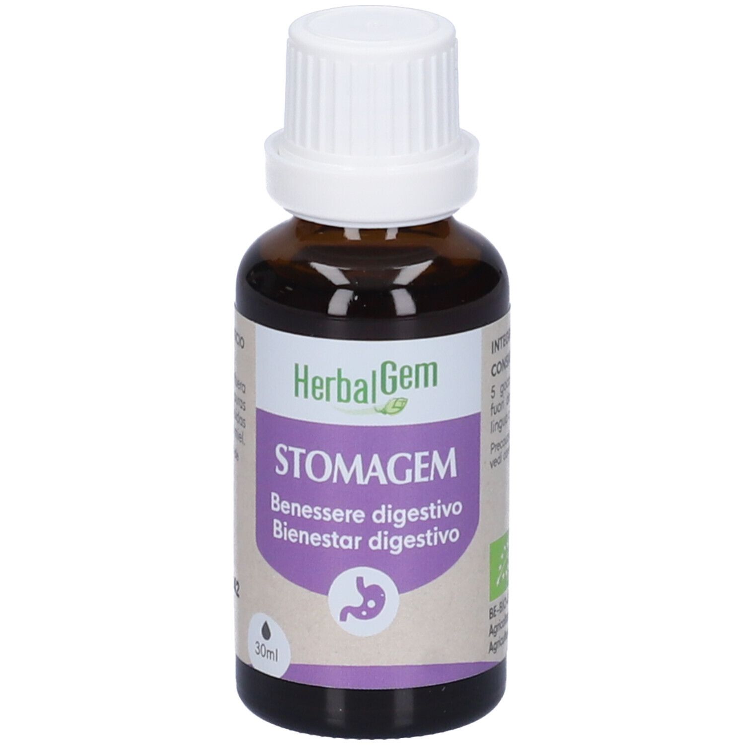 Herbalgem Stomagem Benessere Digestivo Concentrato di Gemme Fresche Gocce