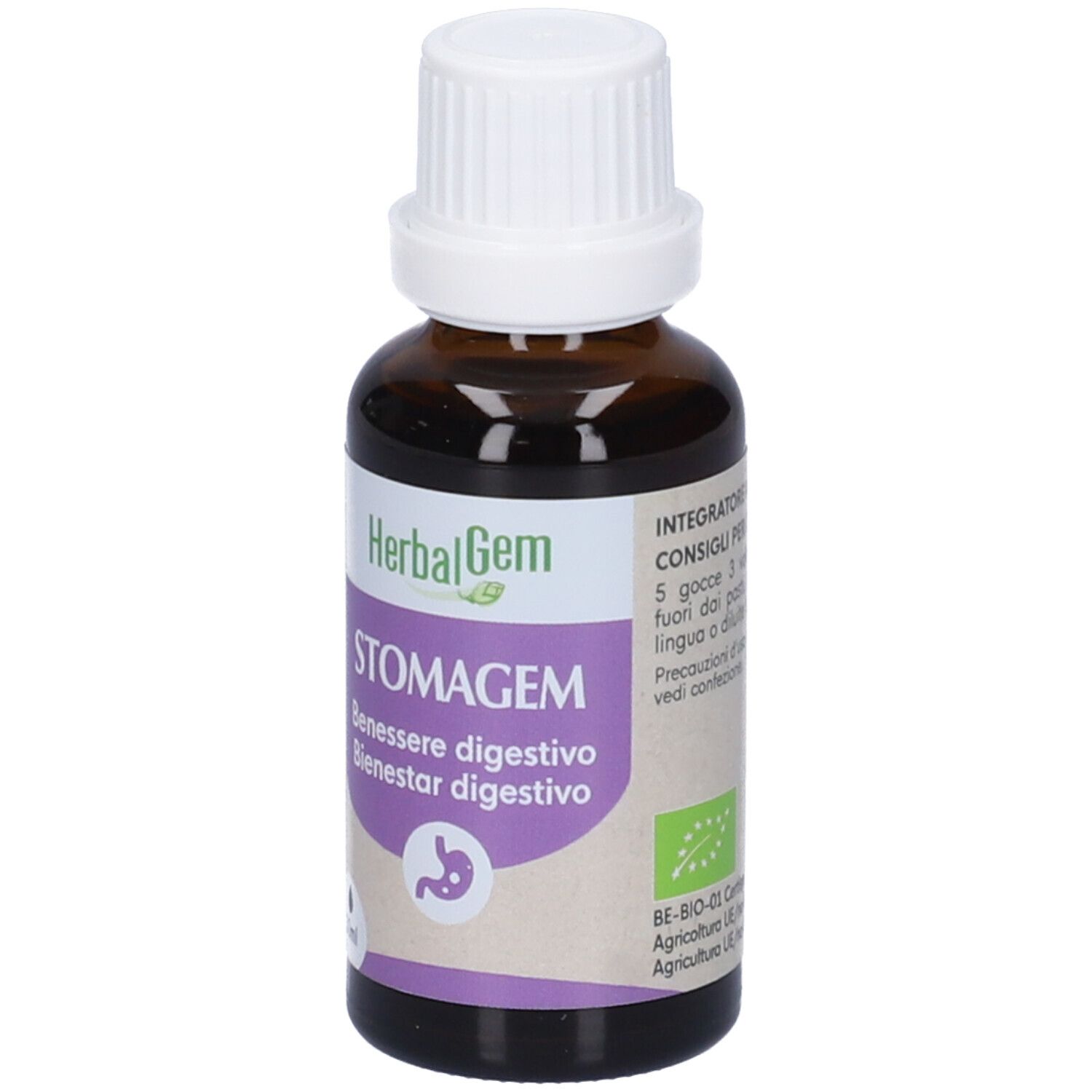 Herbalgem Stomagem Benessere Digestivo Concentrato di Gemme Fresche Gocce